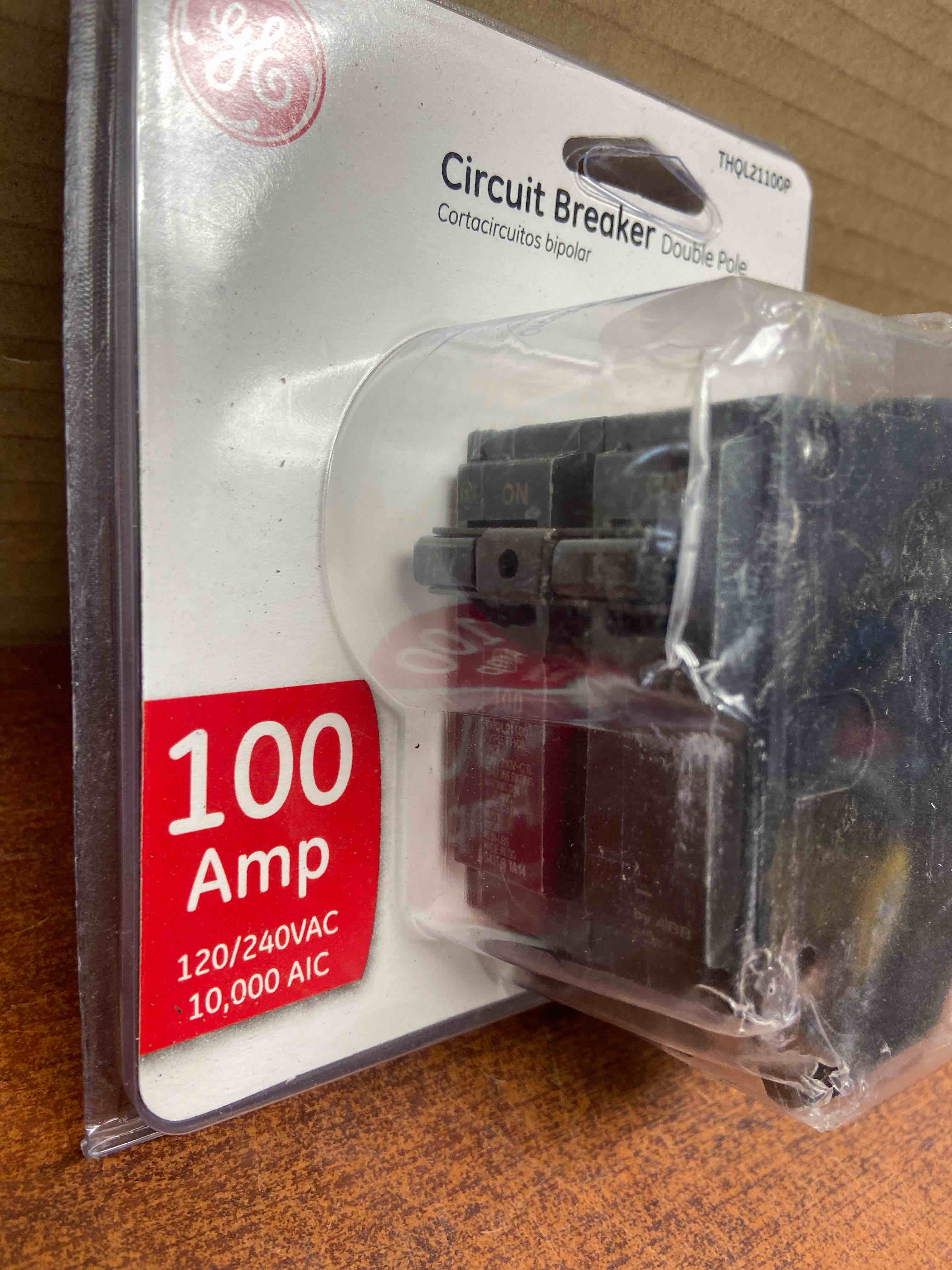 Condition photo showing New/Like New for ge energy industrial solutions thql21100p 2 pole breaker- 100a