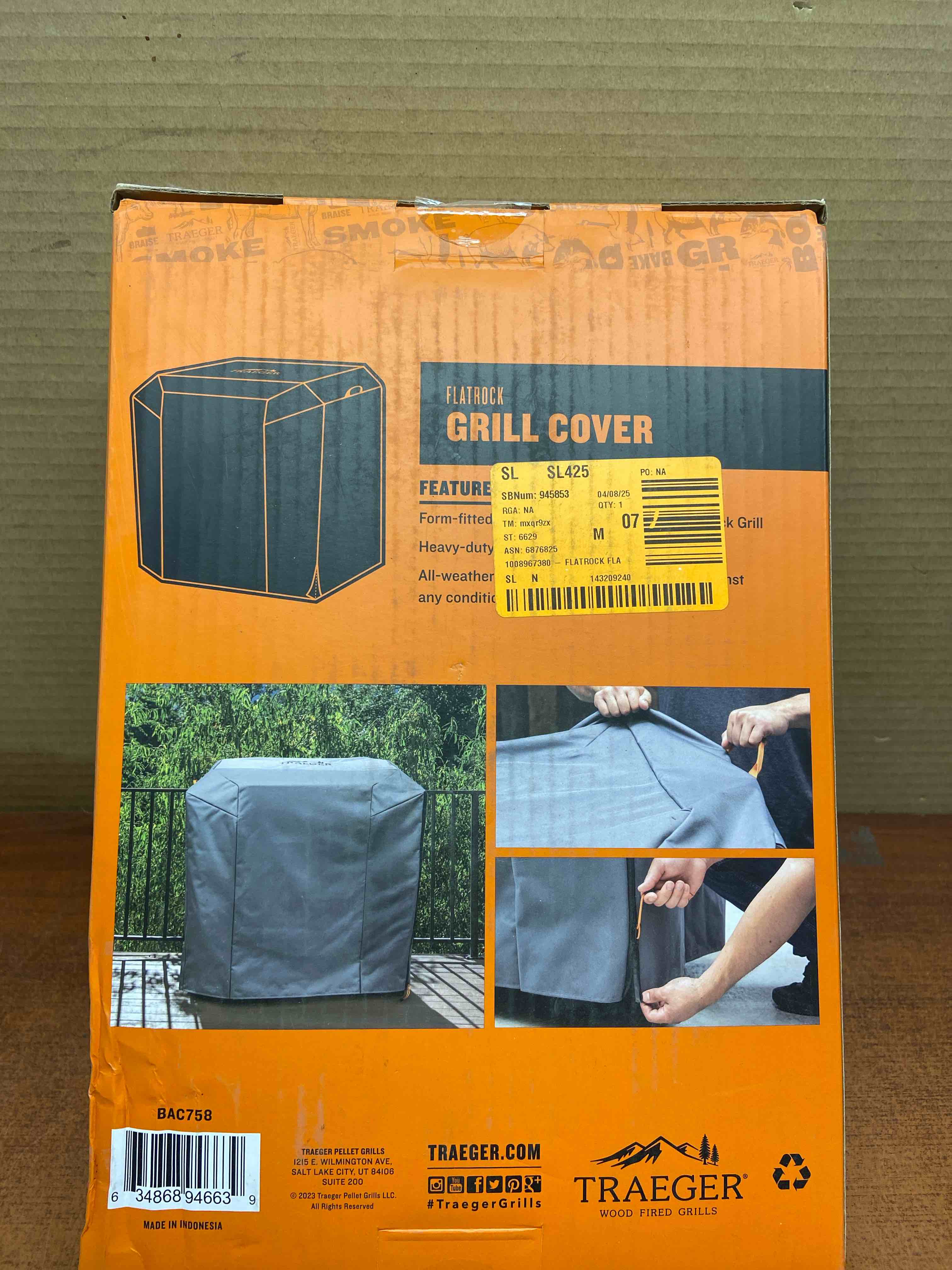 Condition photo showing New/Like New for flatrock flat top grill cover