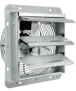 vevor 10” shutter exhaust fan 10 in. shutter exhaust fan high-speed 820 cfm aluminum wall mount attic fan, wall fan with ventilation and cooling by vevor good ventilation of the space sturdy and durable with galvanized steel frame and aluminum fan fully enclosed motor with thermal protection