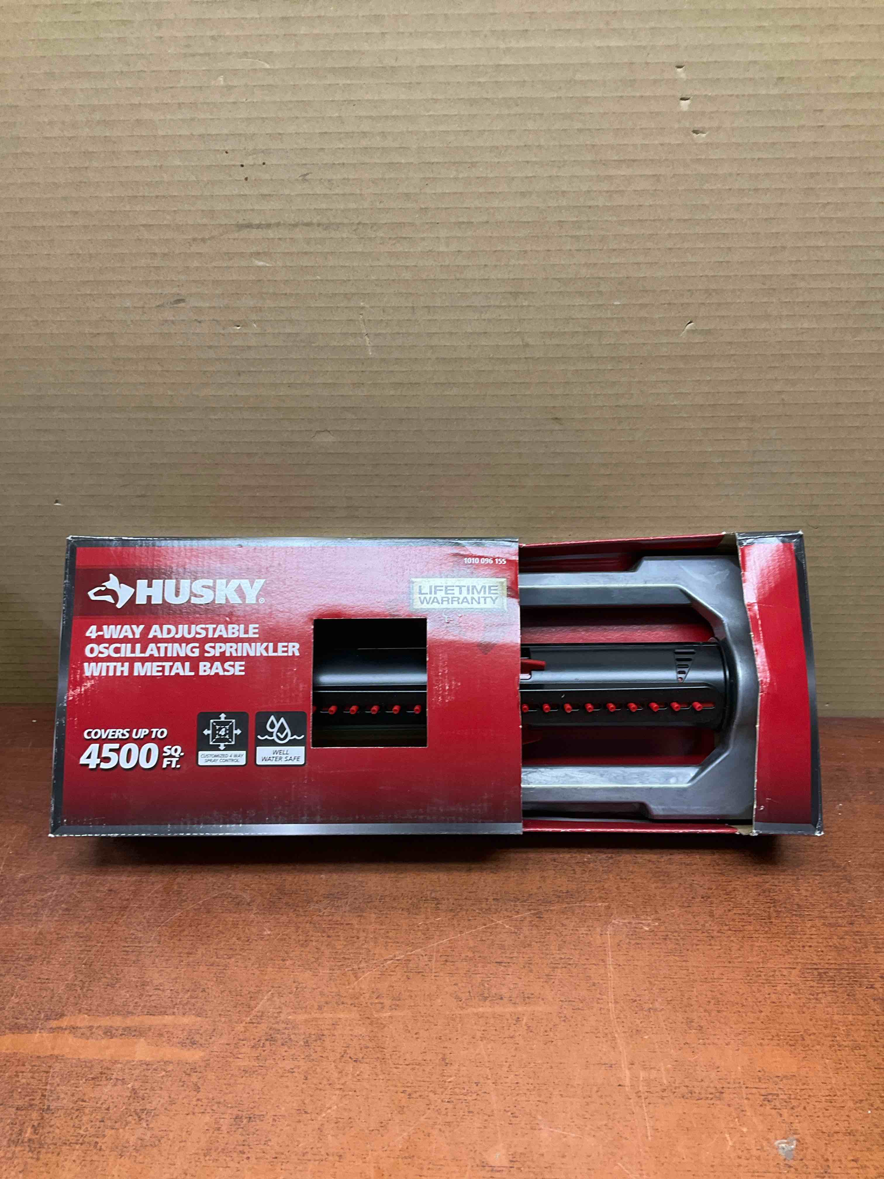 Condition photo showing New/Like New for 4500 sq. ft. turbo oscillating sprinkler