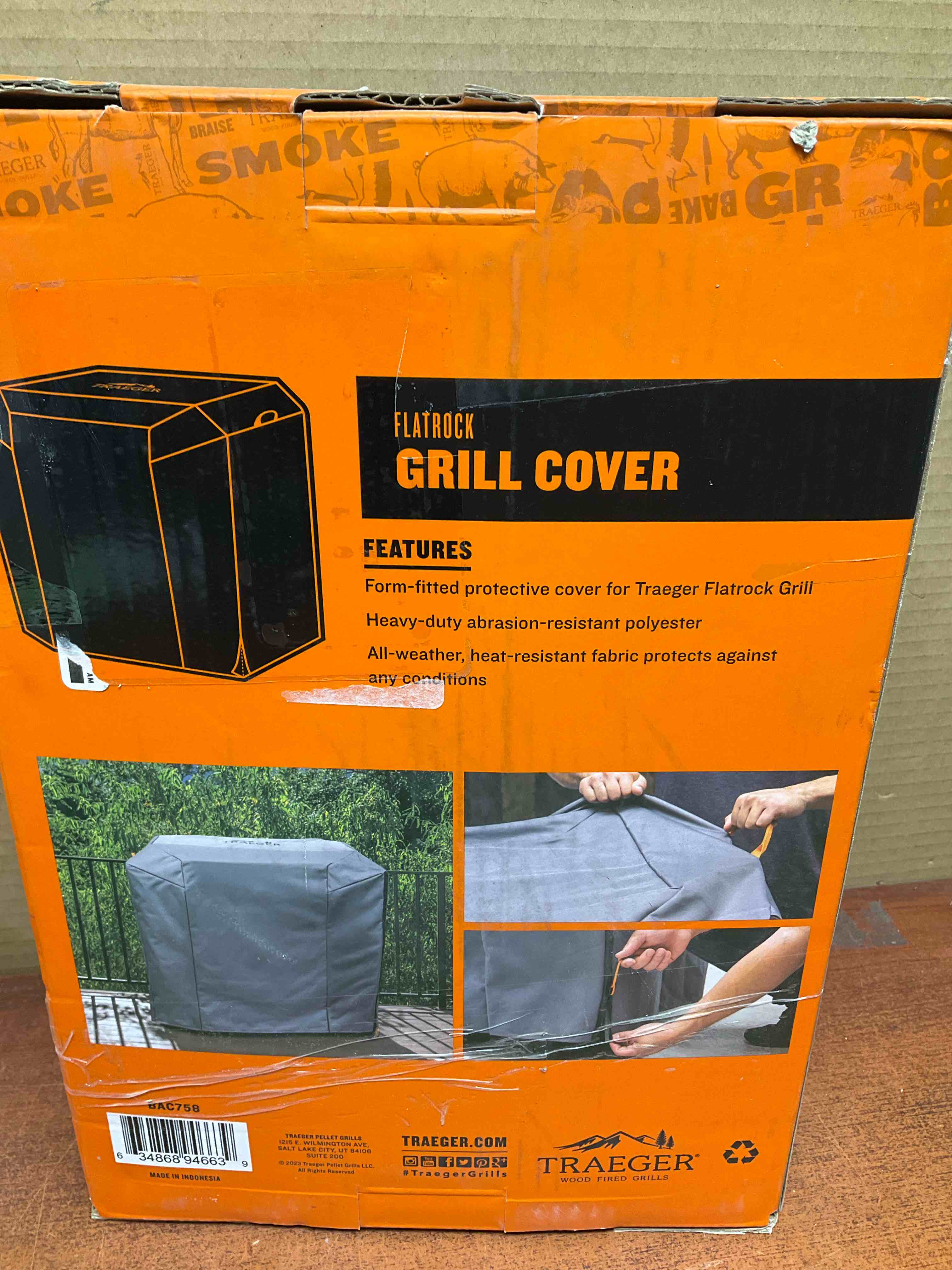 Condition photo showing New/Like New for flatrock flat top grill cover