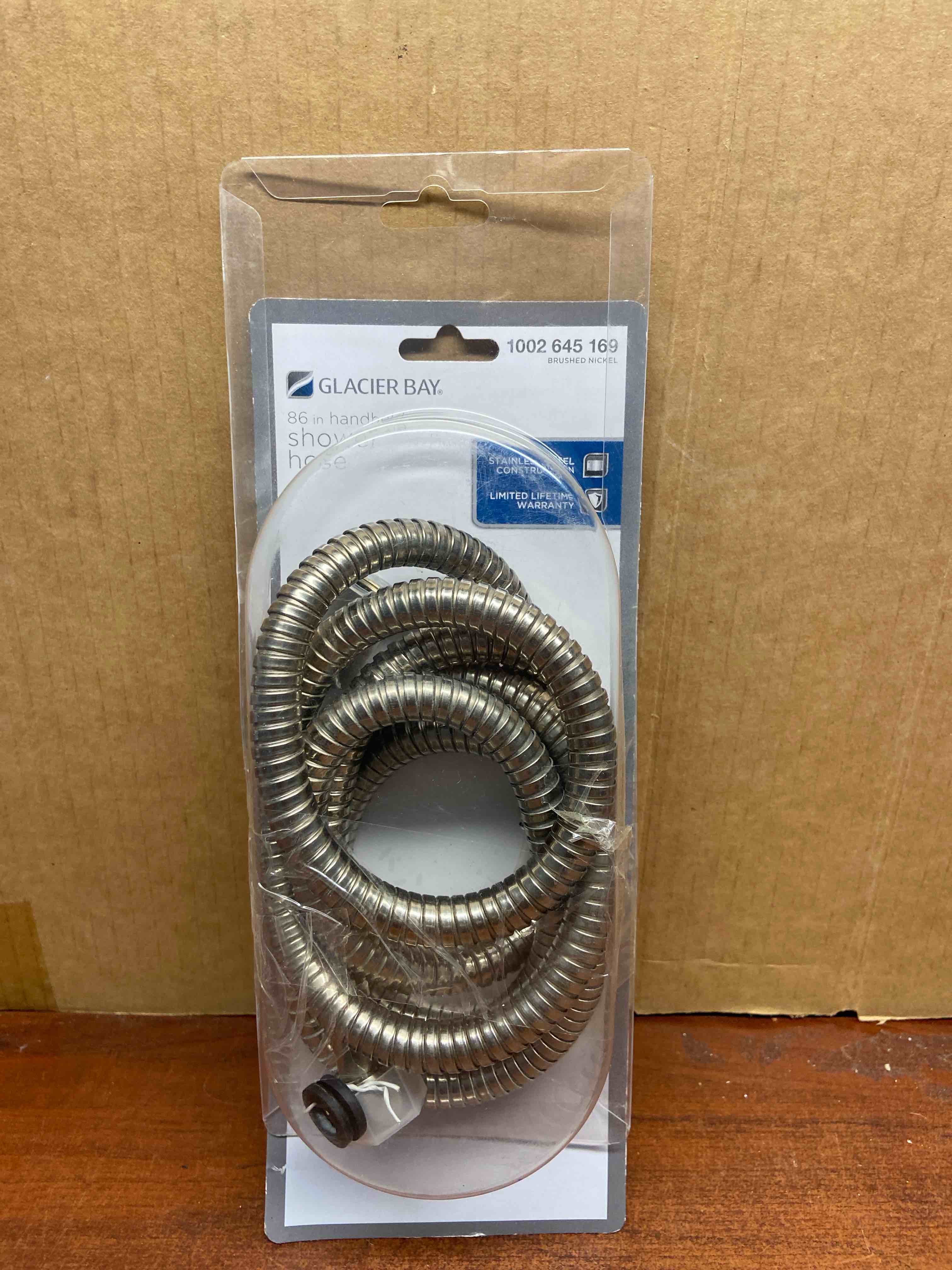 Glacier Bay Replacement Shower Hose  Brushed Nickel 3075-527 - New