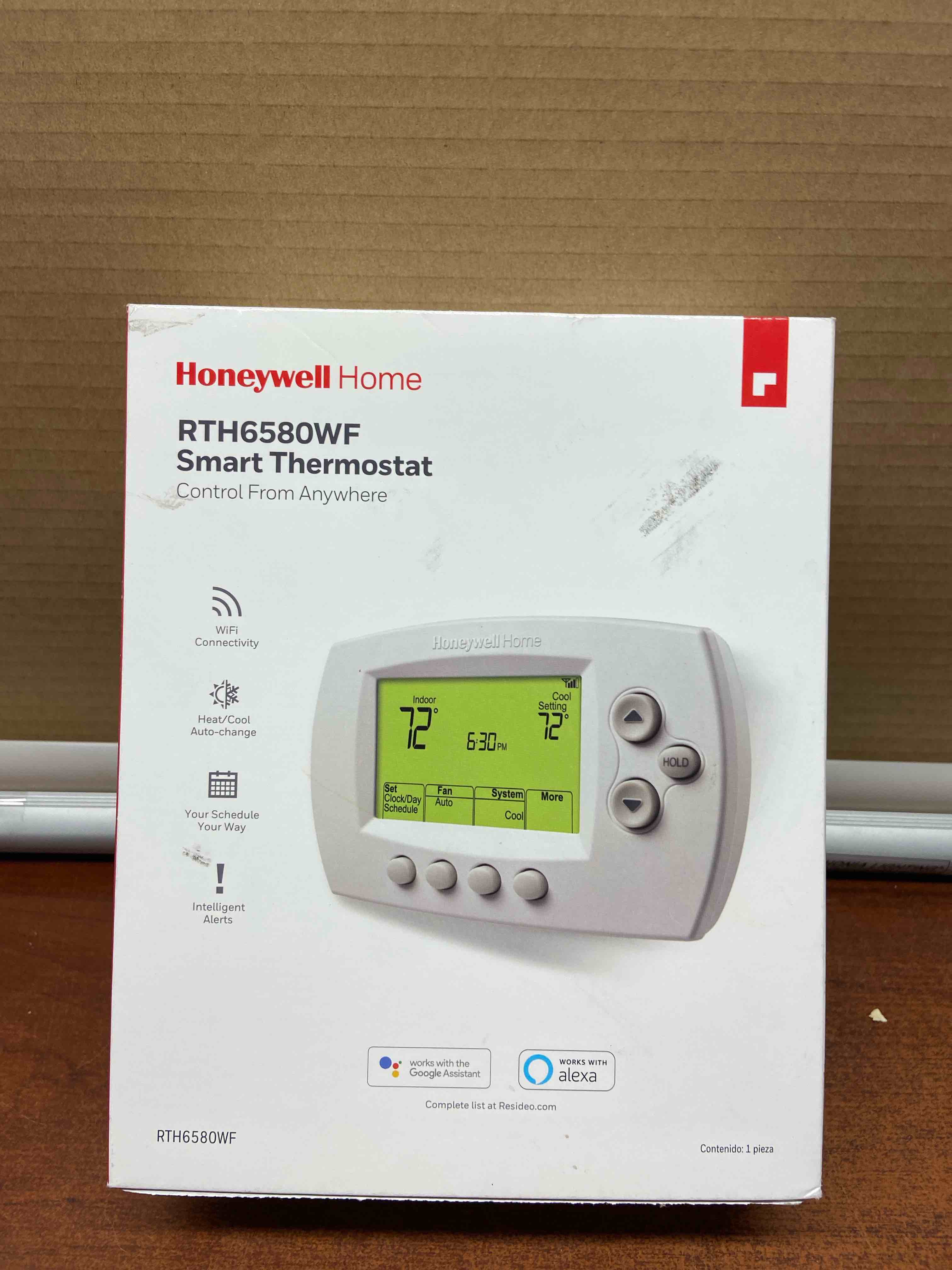 Honeywell Home - 7-Day Programmable Thermostat with Wi-Fi Capability - White