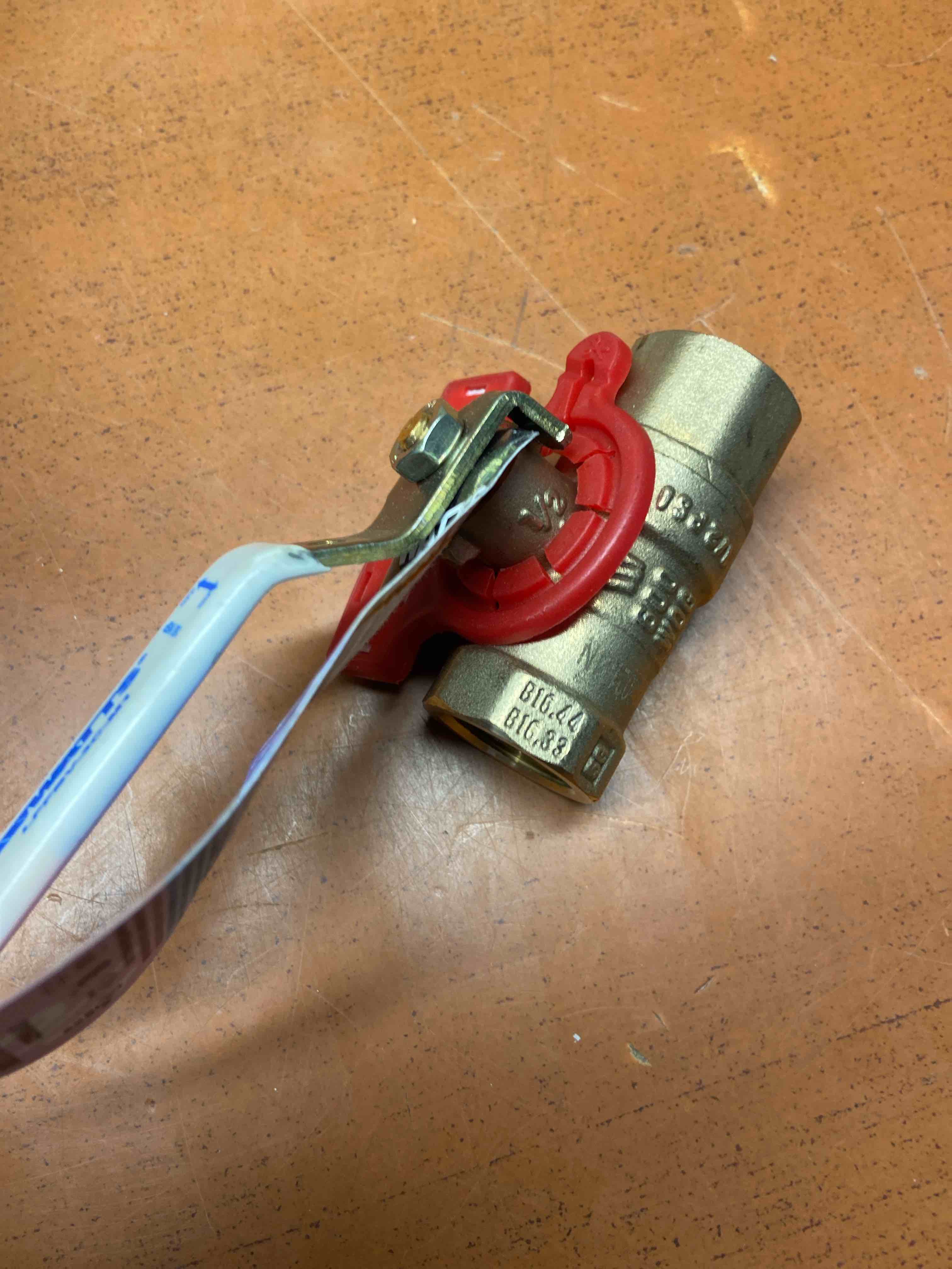 1/2 in. x 4.4 in. Brass FIP x FIP Full Port Threaded Ball Valve