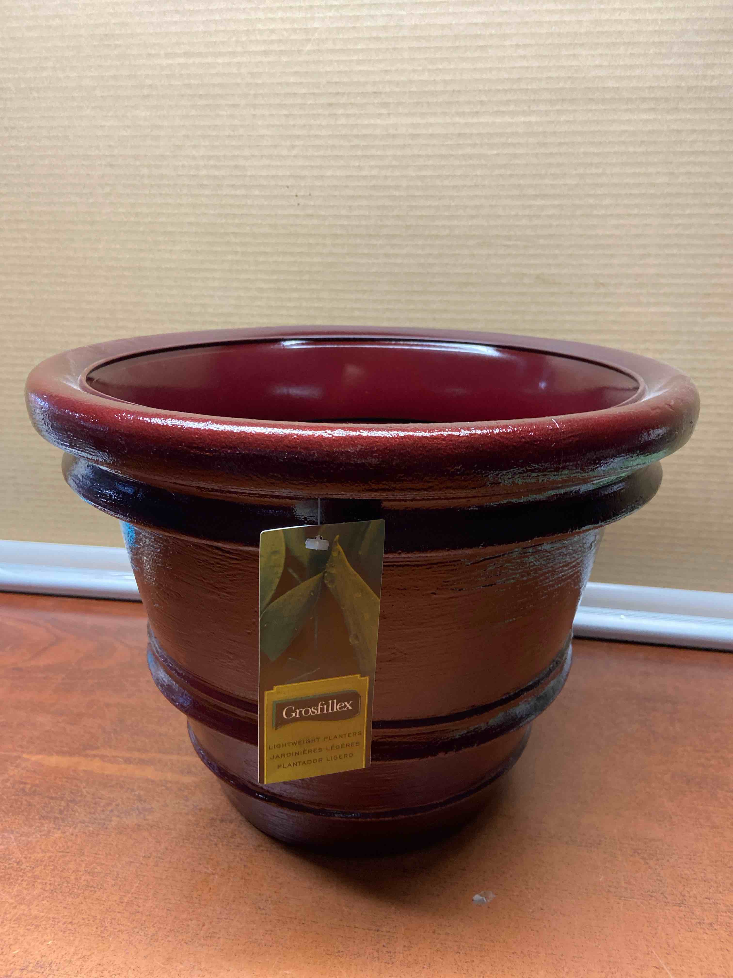 Tuscany decor light weight 15” planter