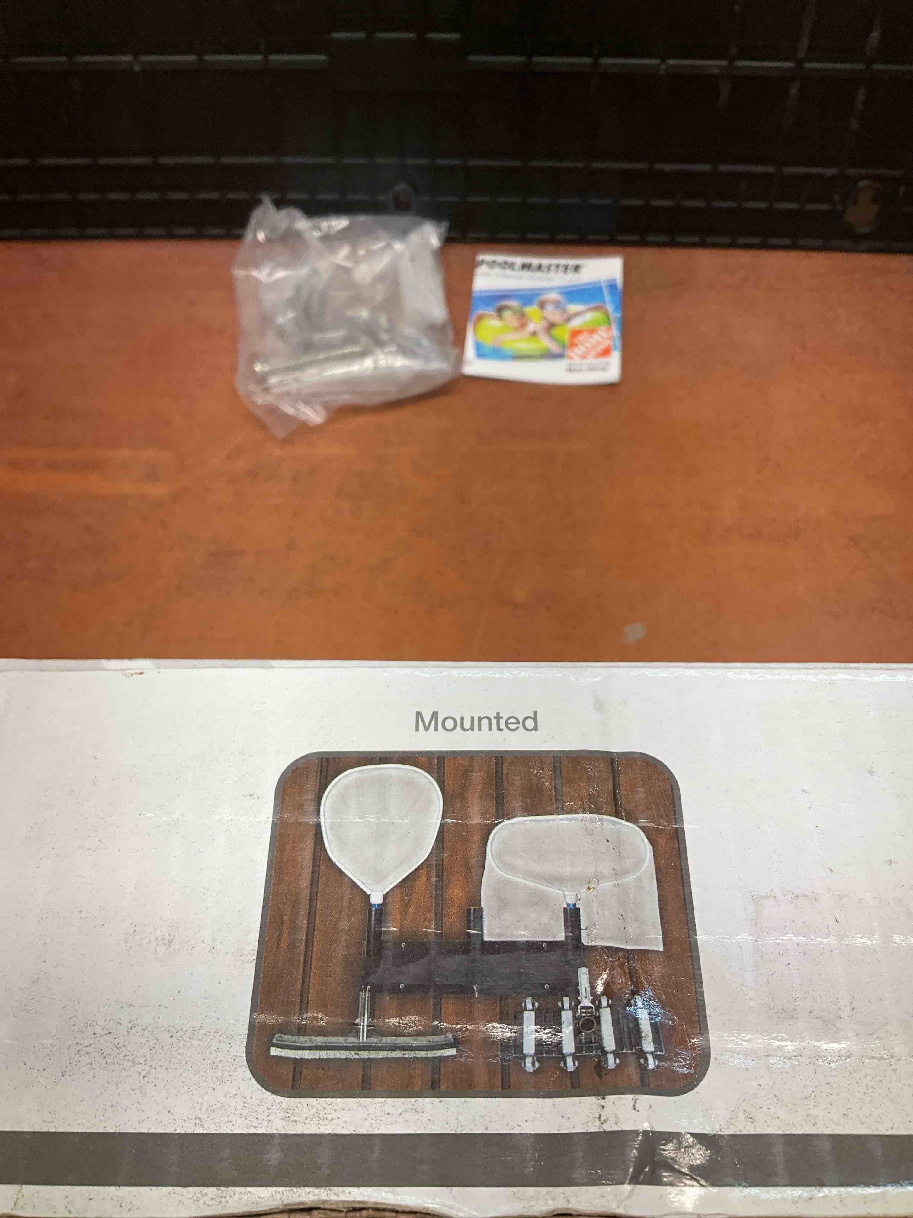 Swimming Pool and Backyard Wall Mounted Hanging Tool Organizer** missing center piece **