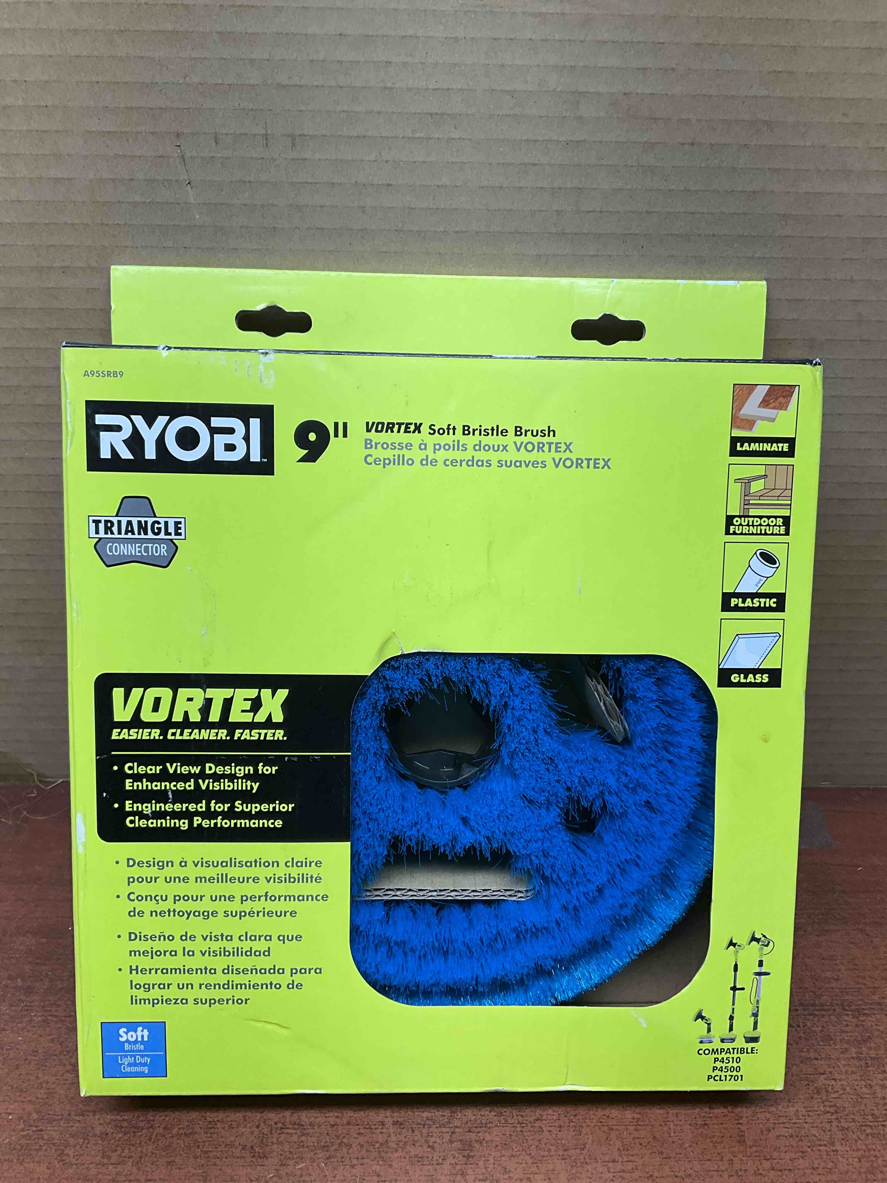 9 in. VORTEX Soft Bristle Brush
