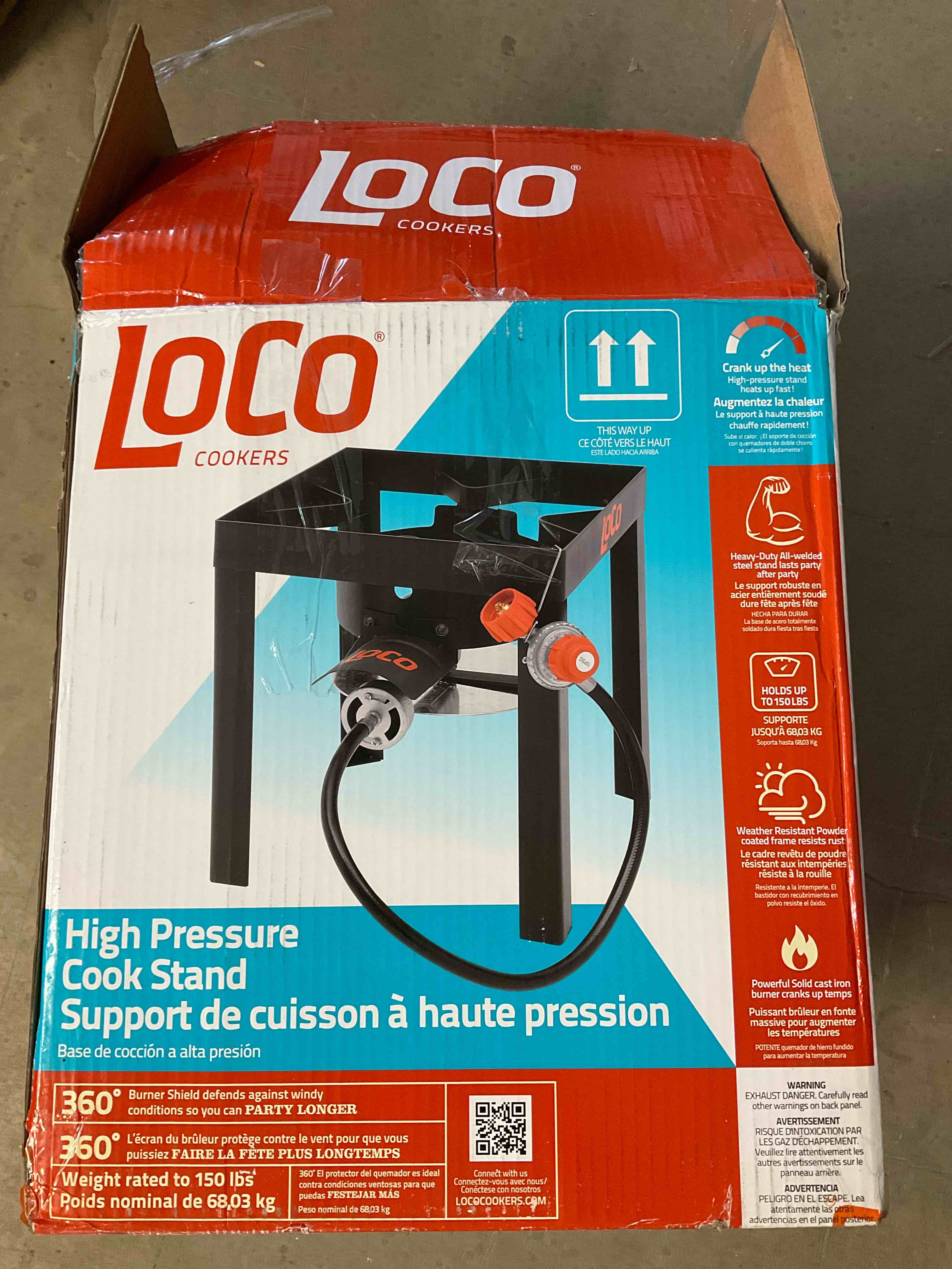 LOCO HIGH PRESSURE FRYER COOK STAND