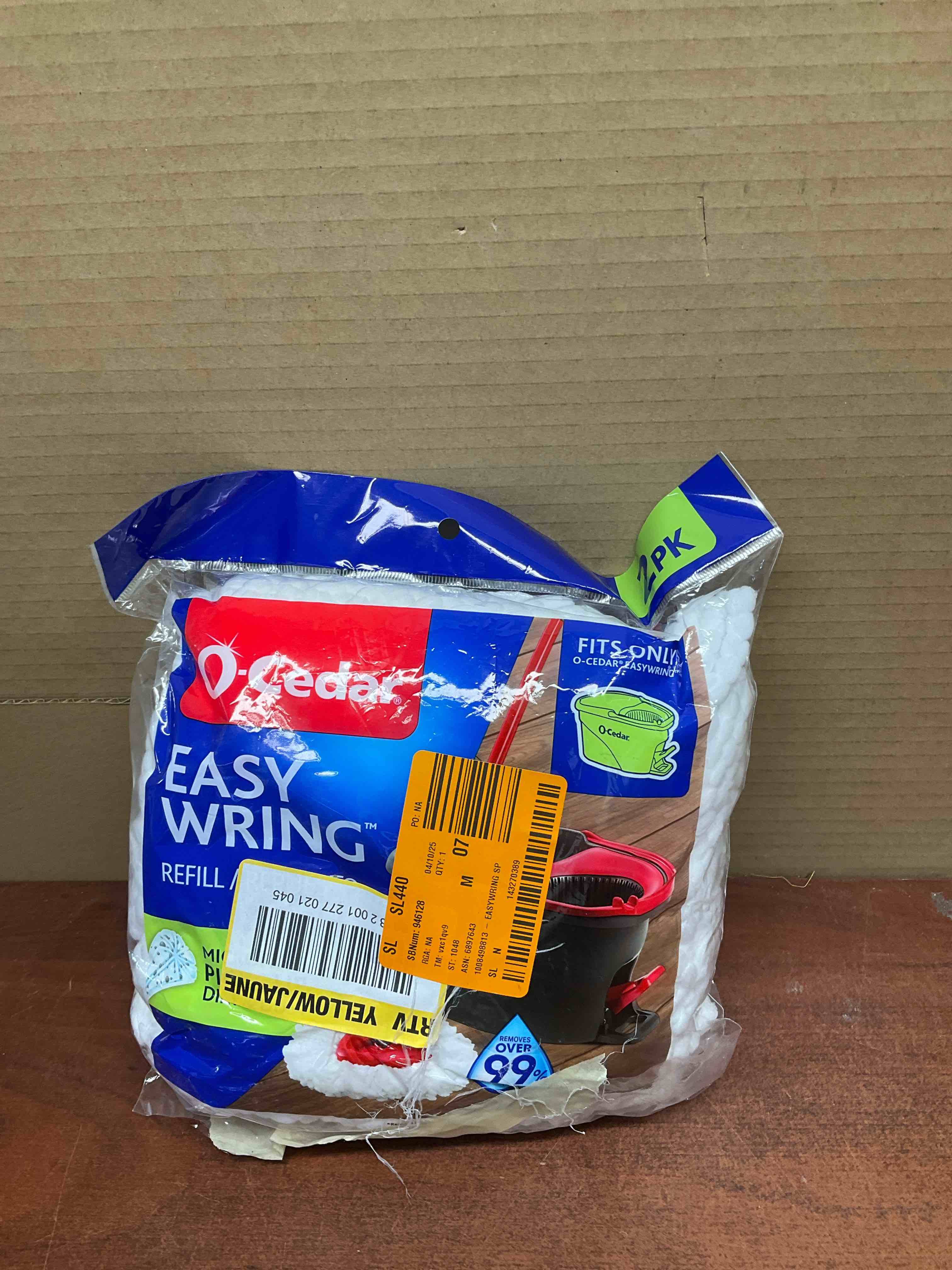 O-Cedar EasyWring Mop Refill - 2ct