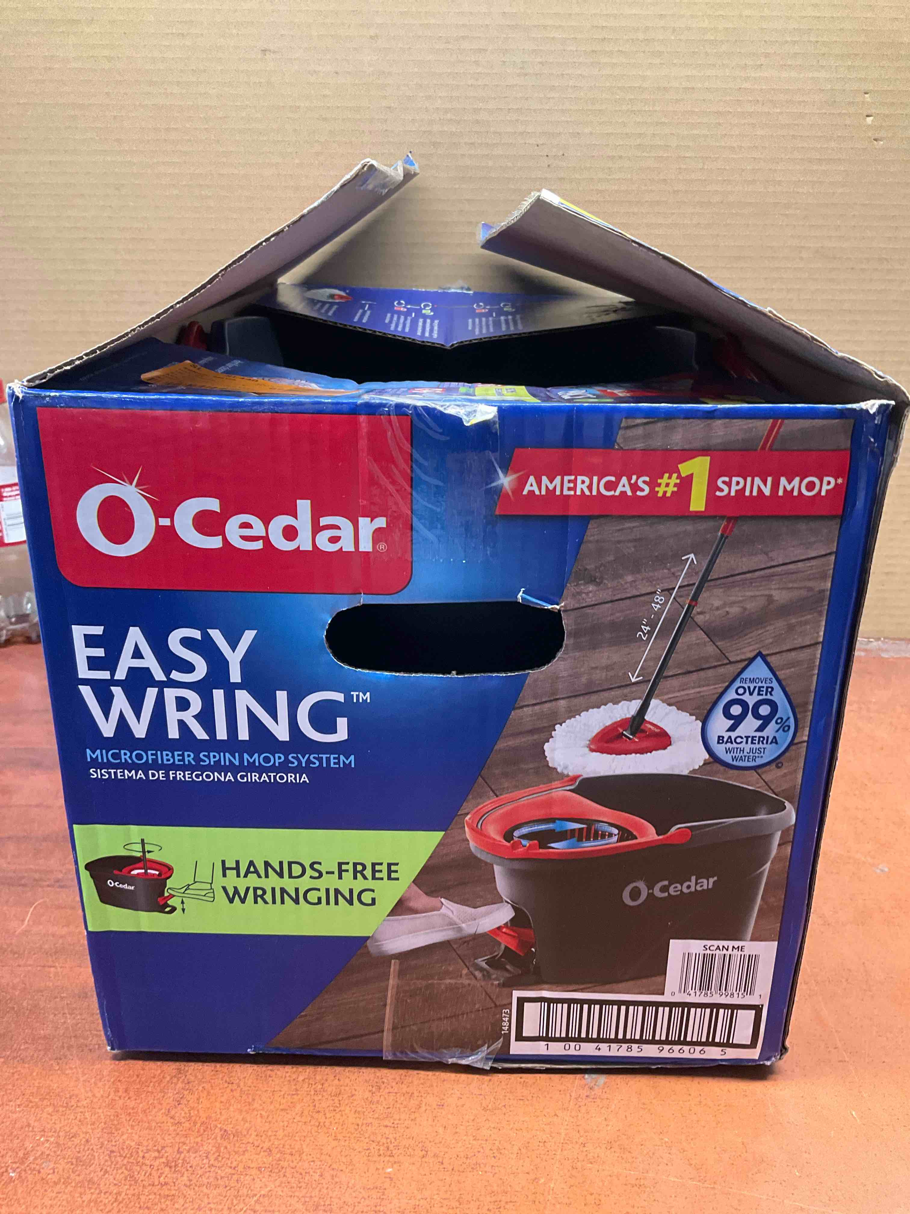 O-Cedar EasyWring Spin Mop and Bucket System