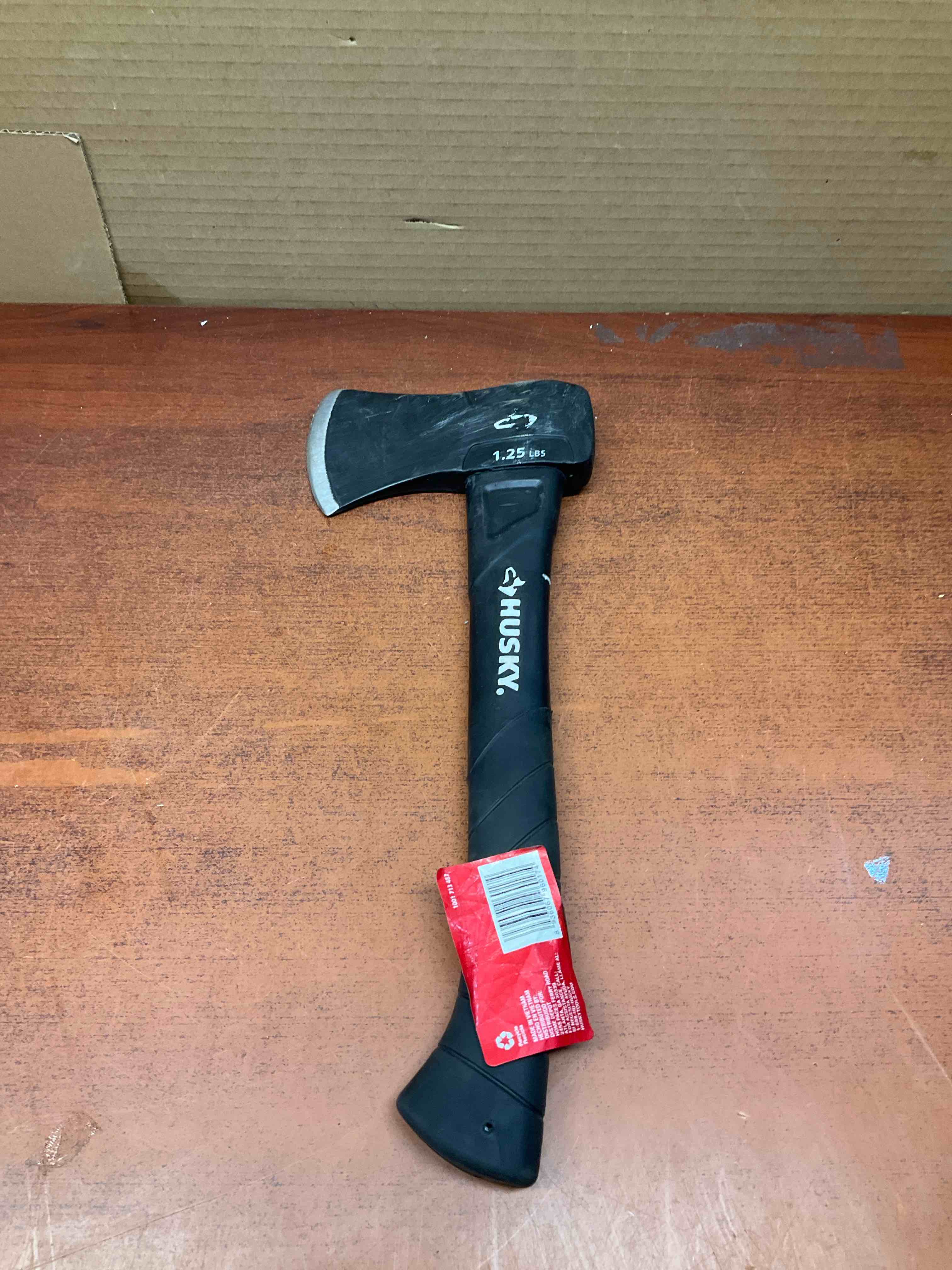 Husky. 1.25 Lbs 14" Camp Axe Overstrike Protection Design 1001 713 487 Black