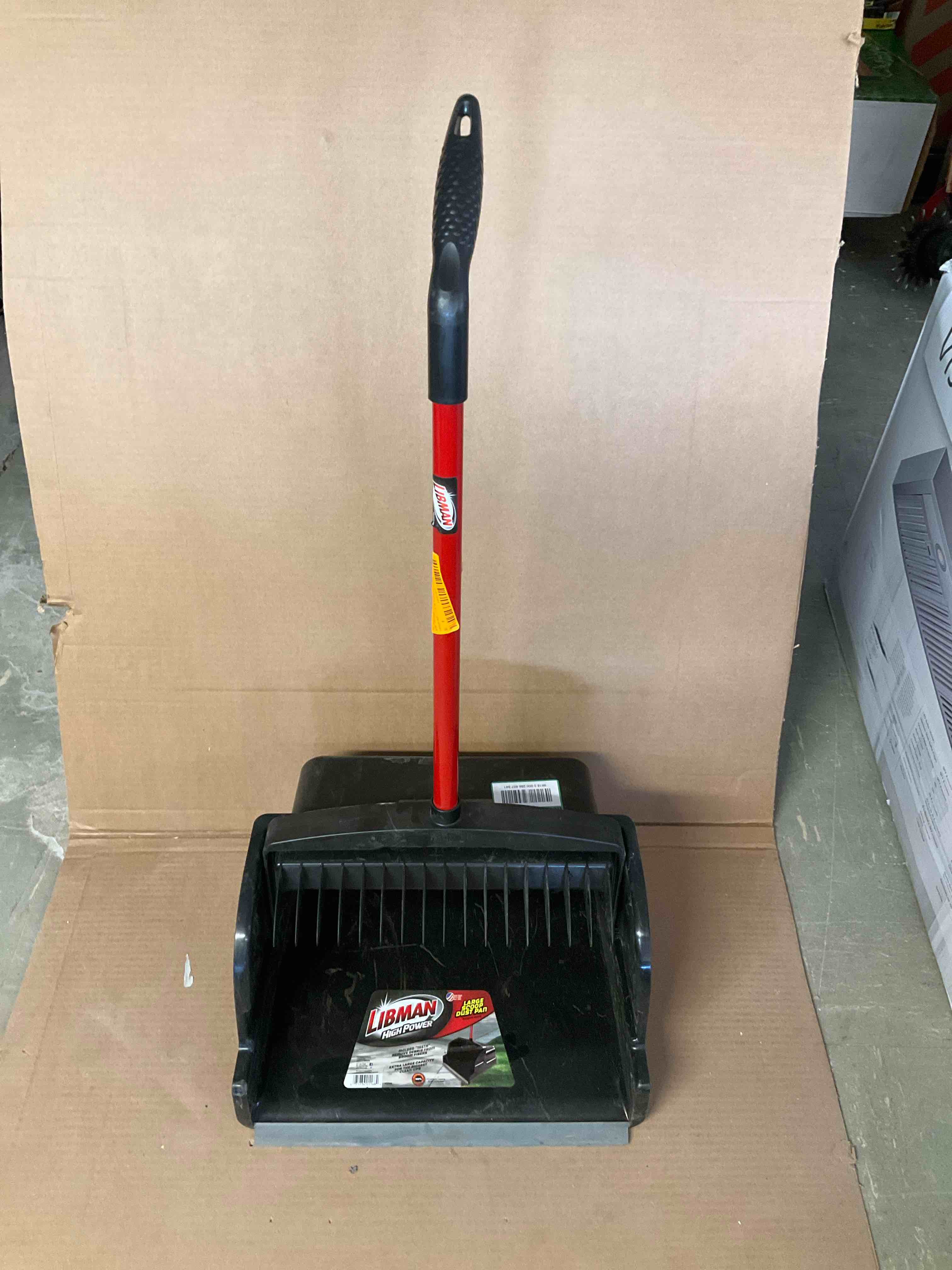 Libman 1168 High Power Scoop Dust Pan  Black - Large