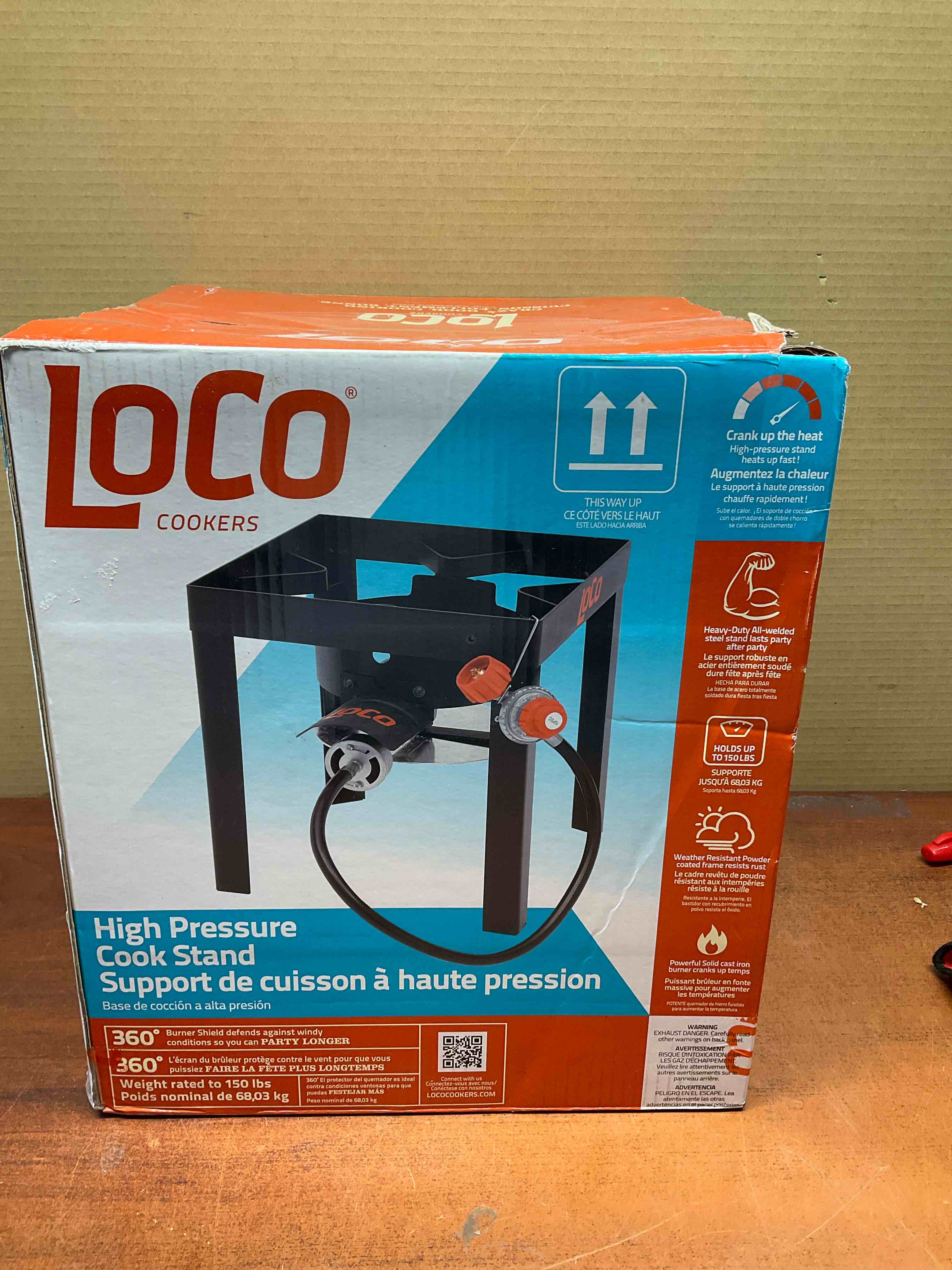 LOCO HIGH PRESSURE FRYER COOK STAND