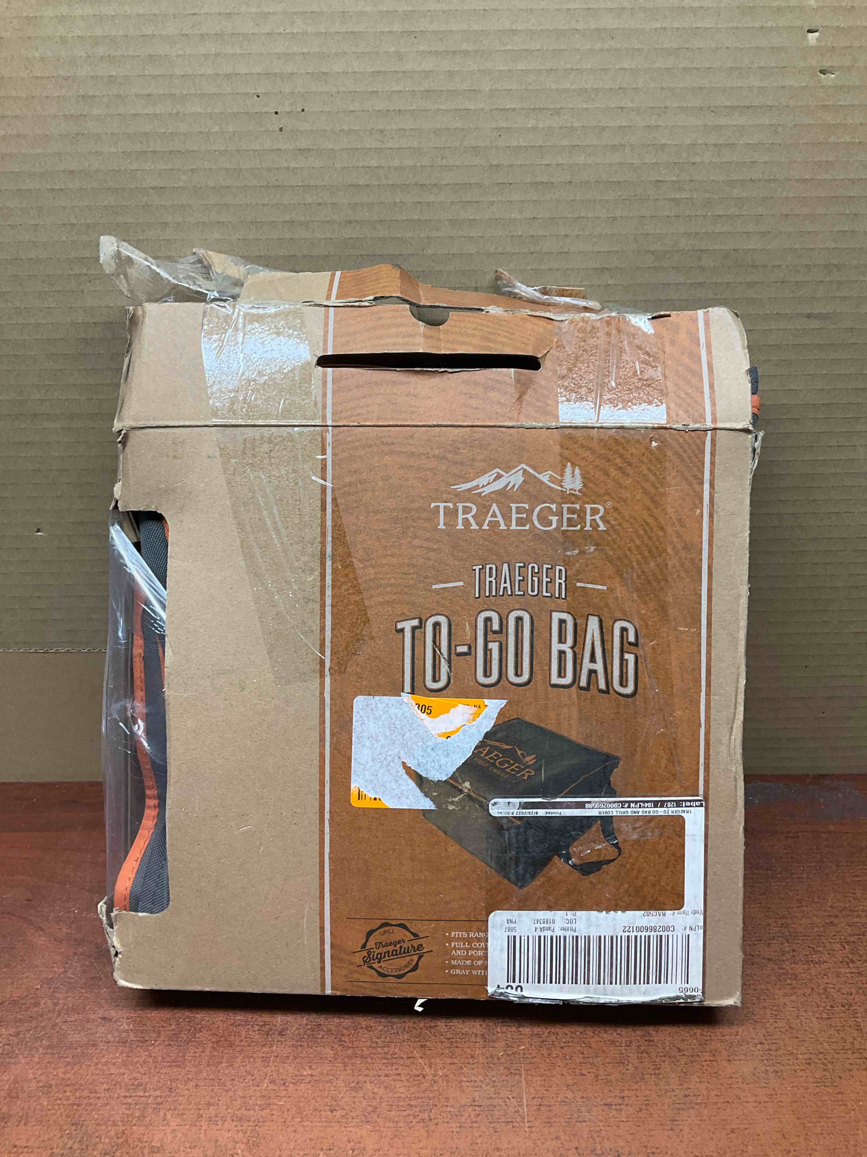 Traeger 22.5 In. Heavy-Duty To-Go Bag Scout or Ranger Grill Cover