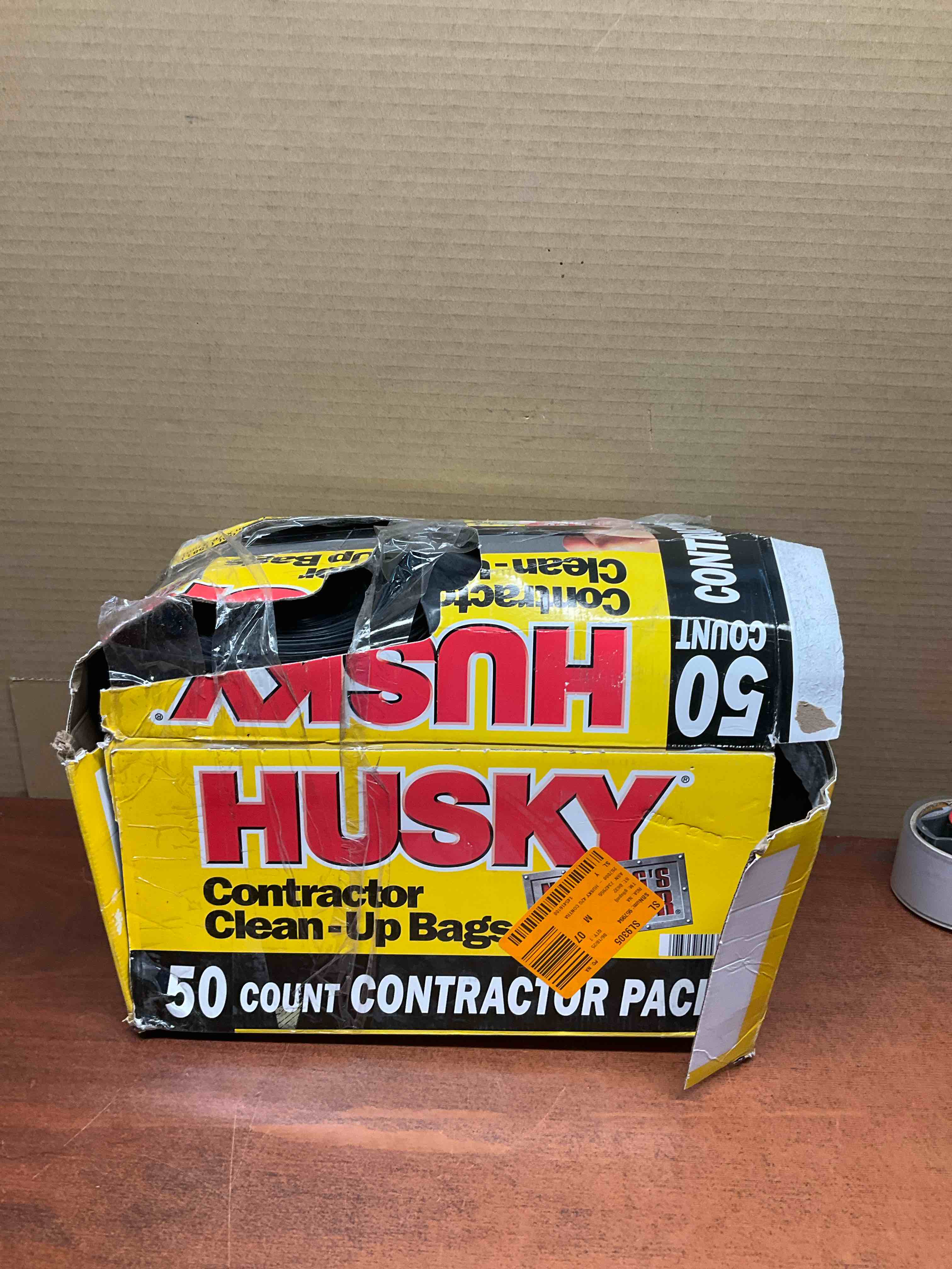 42 Gallon Contractor Trash Bag Heavy Duty Garbage Compostable Husky Recyclable