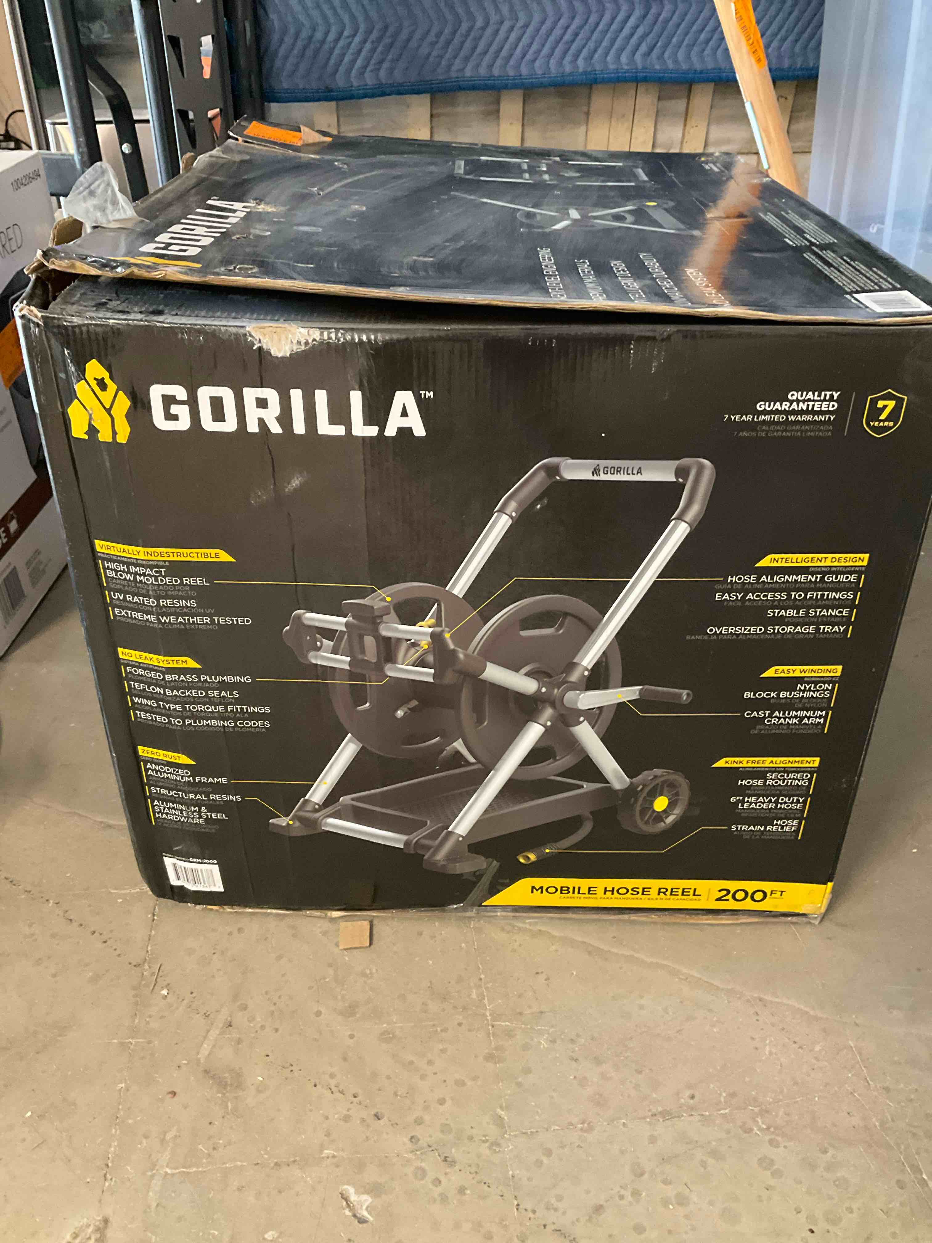 200 ft. Aluminum Zero Rust Premium Mobile Hose Reel