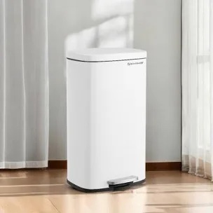 Innovaze 30 liter trash can white