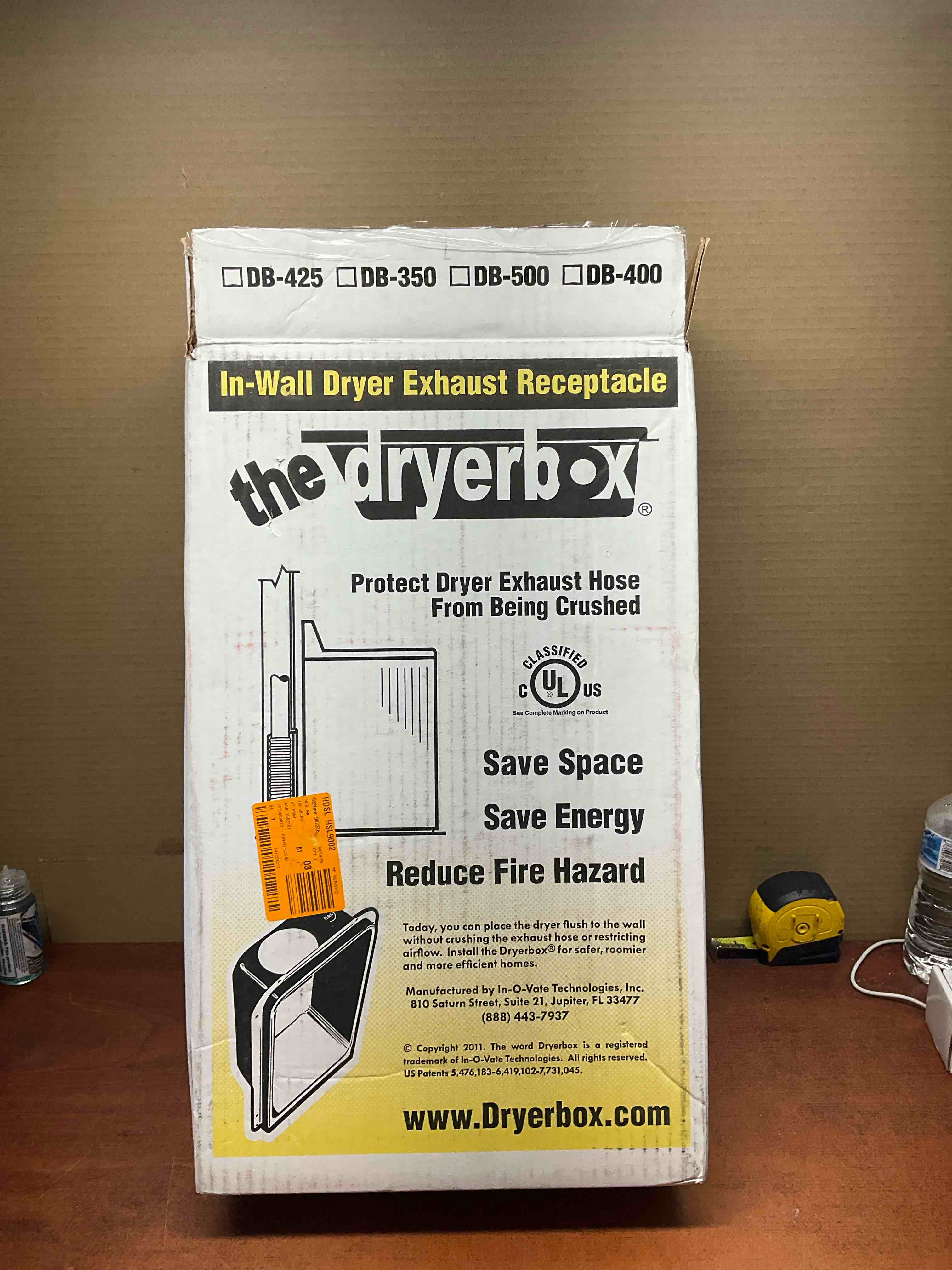 Model 425 DB-425 | New Construction 2x6 Walls - Venting up