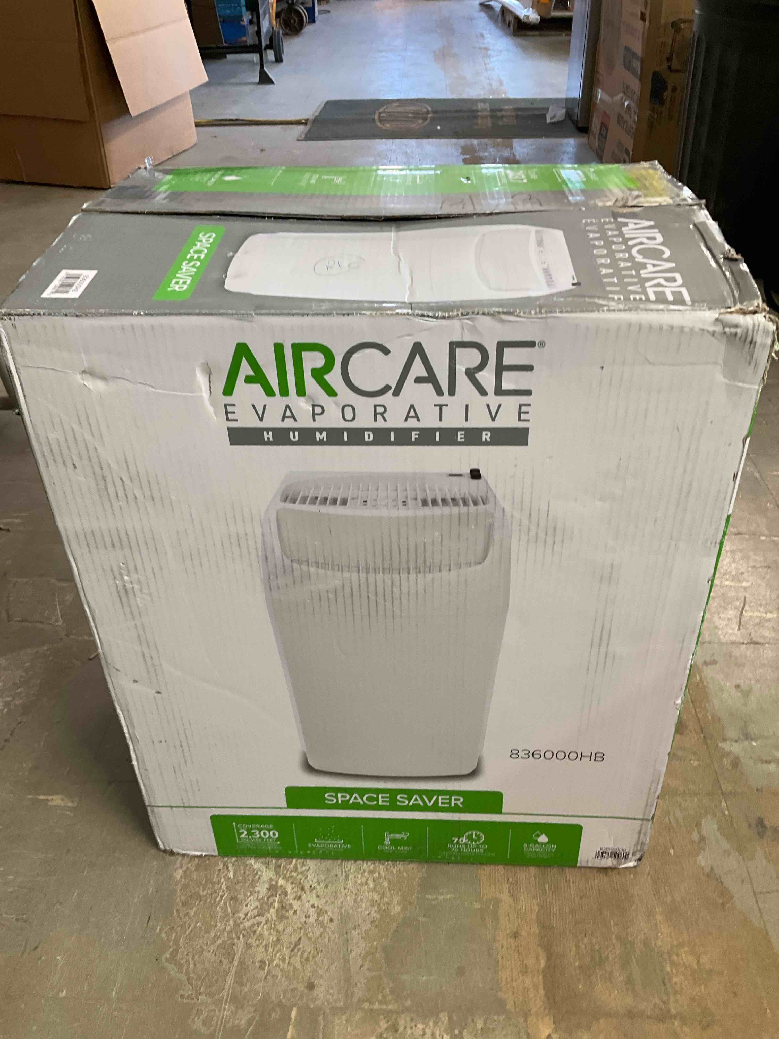 AIRCARE 836000HB Space-Saver  White Whole House Evaporative Humidifier 2300 Square Feet