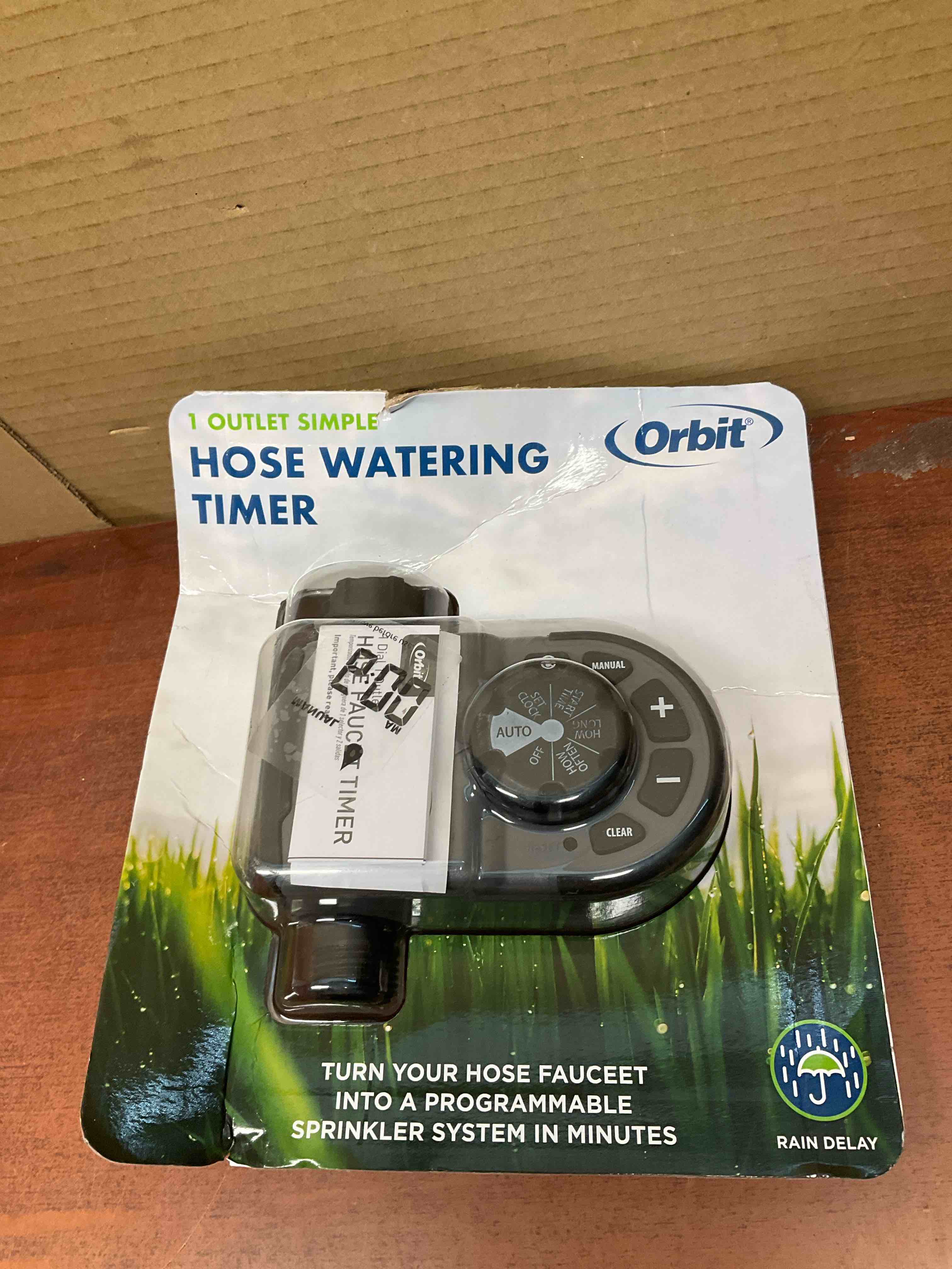 Water Hose Faucet Automatic Timer Sprinkler Garden Yard Outdoor Irrigation
