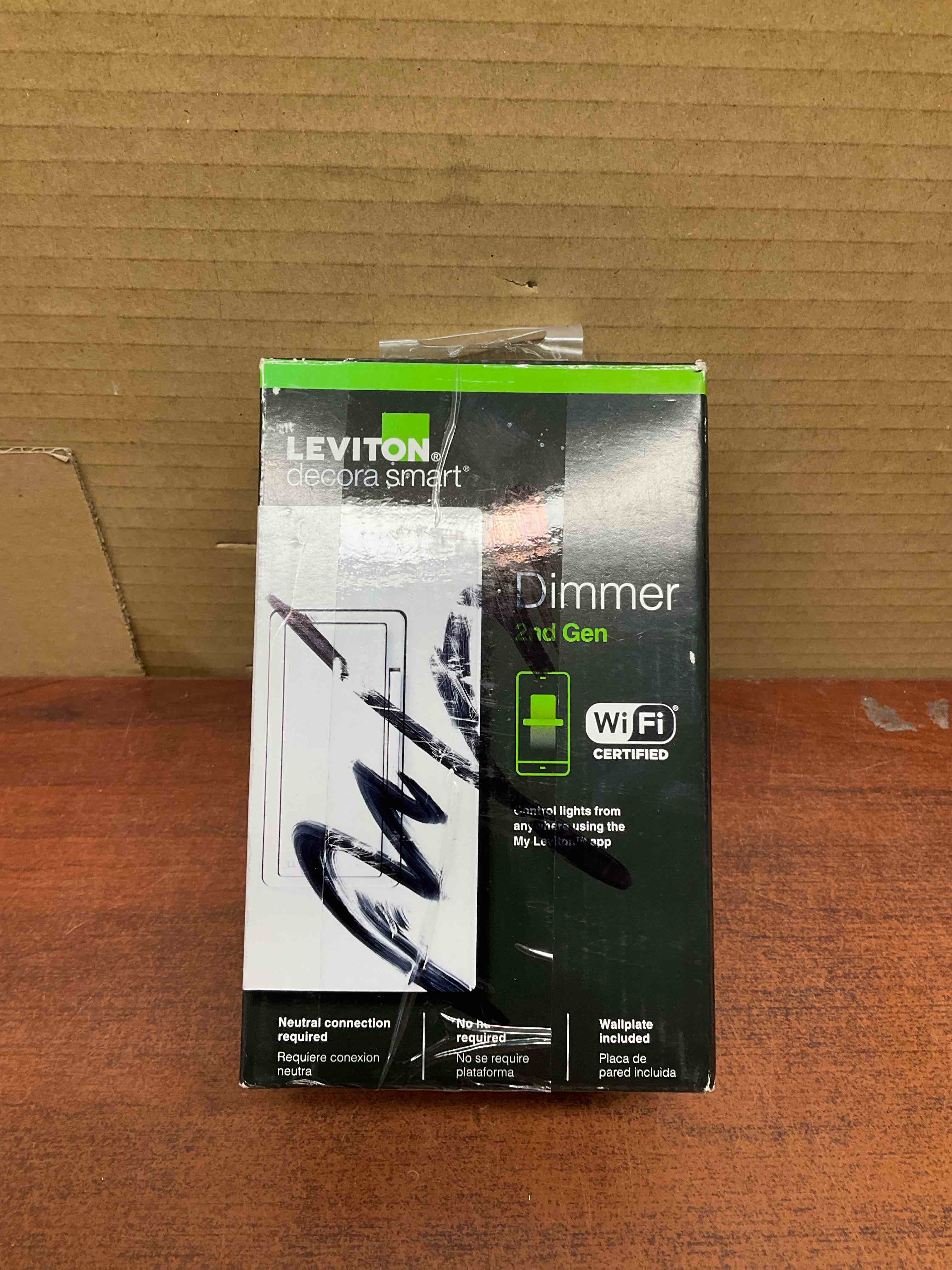 Leviton Decora Smart White 600W 120V Rocker Dimmer Switch