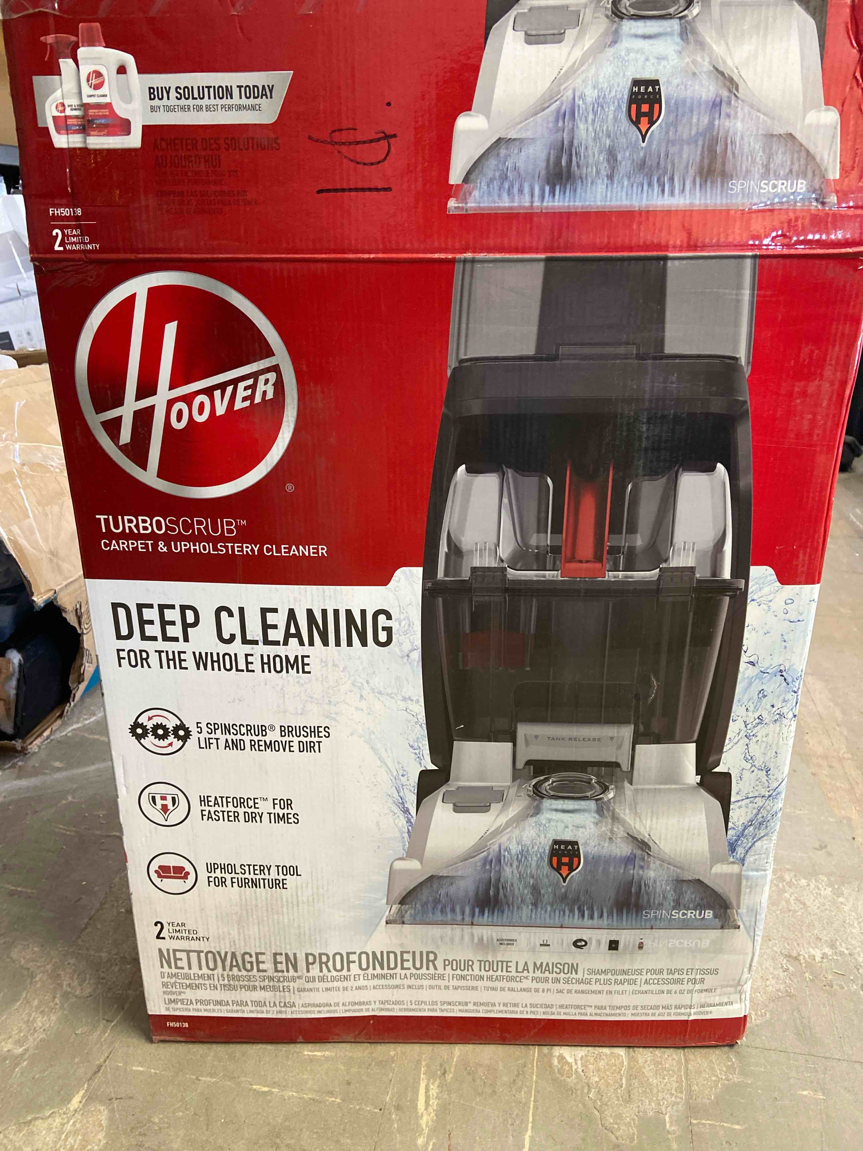 HOOVER TurboScrub Upright Carpet Cleaner Machine