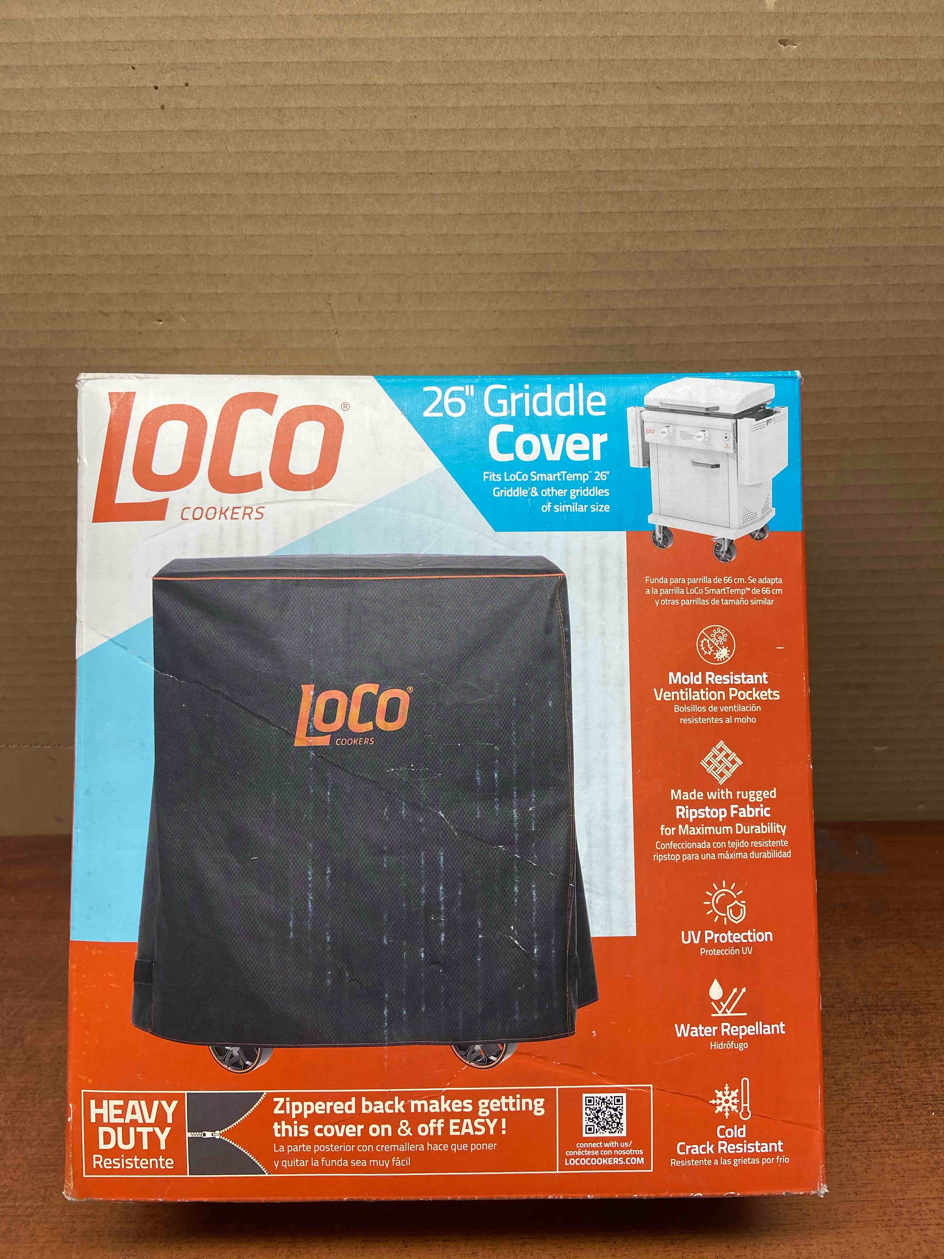 LoCo Cookers 8081675 Black Griddle Cover for 26 in. Griddle