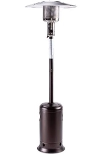 Legacy Heating - Standing Propane Patio Heater - Black
