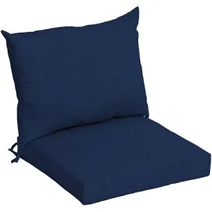 Arden Selections Outdoor Cushion Pillow Back 21 x 21  Sapphire Blue Leala