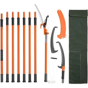 VEVOR 24-ft Extendable Pole Pruning Saw