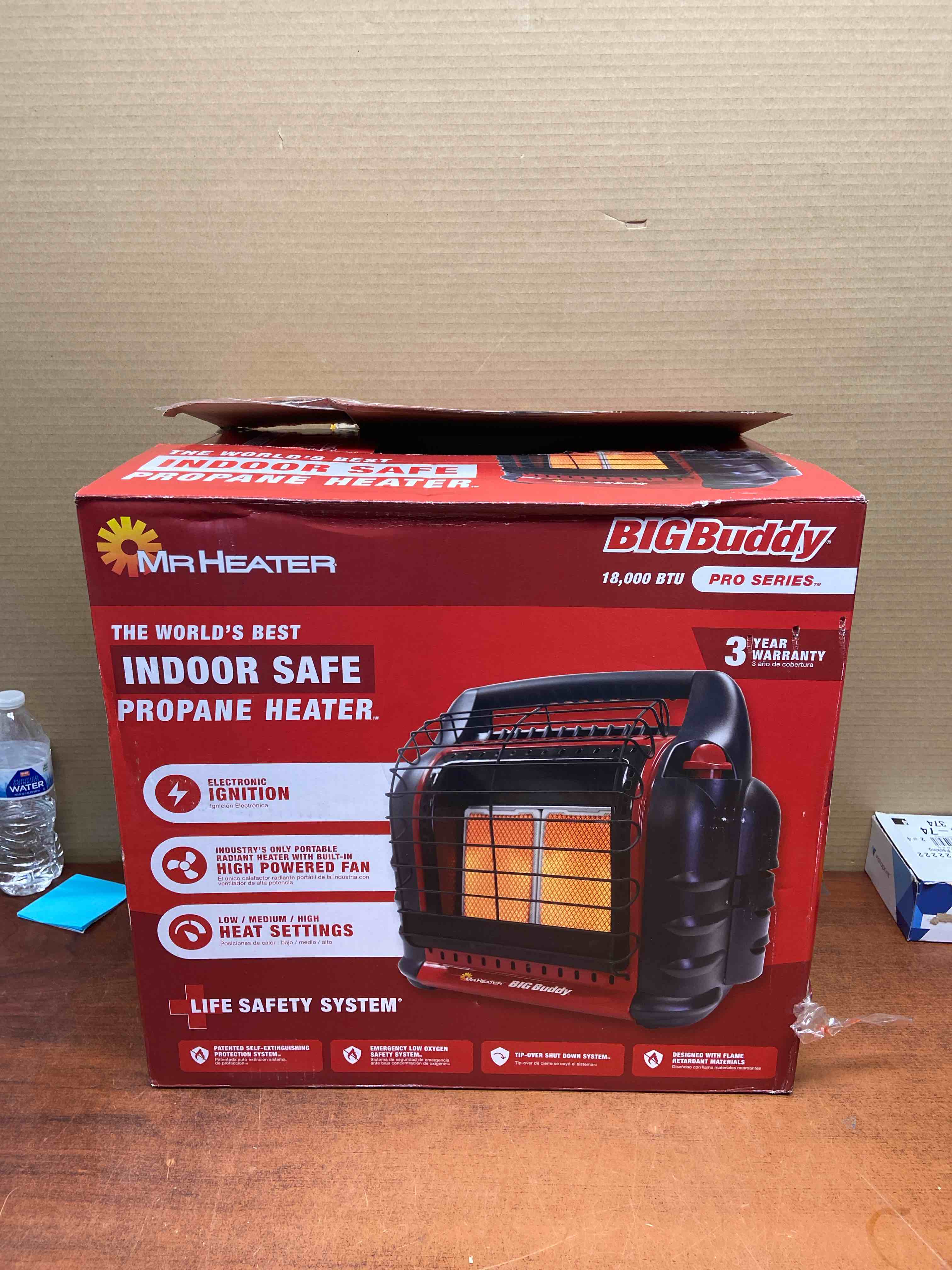 Mr. Heater MH-F274800 Red Gas 3 Speed Swivel Garage Heater for 450 sq ft