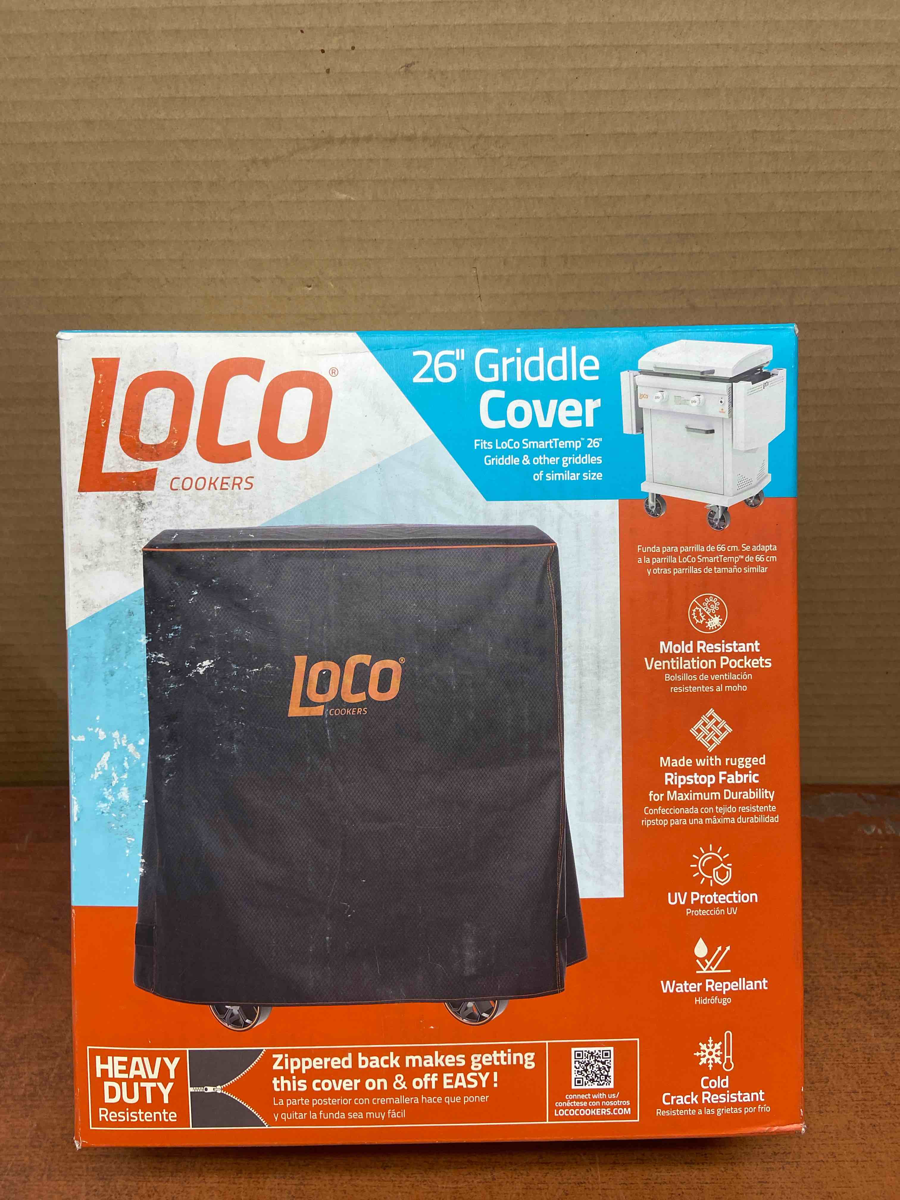 LoCo Cookers 8081675 Black Griddle Cover for 26 in. Griddle