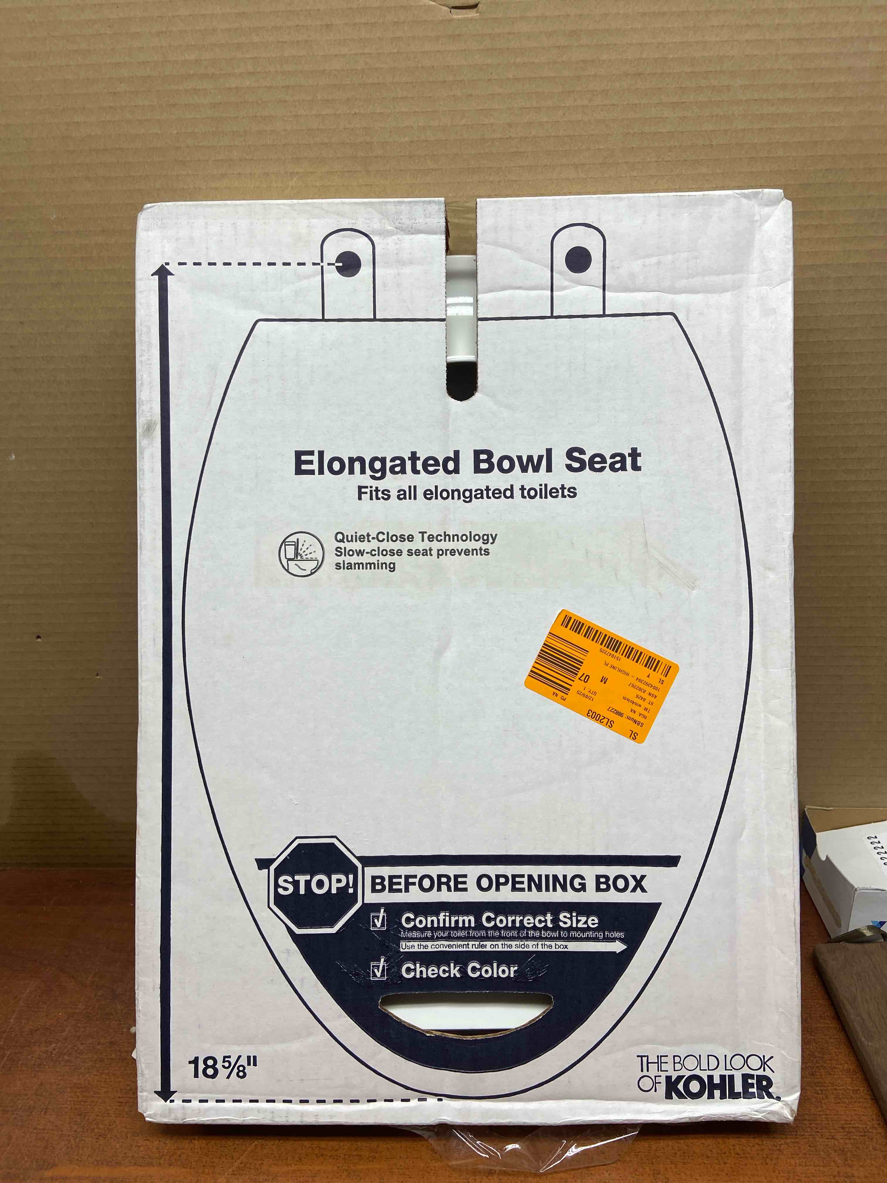 Highline Quiet-Close Elongated Closed Front Toilet Seat in White