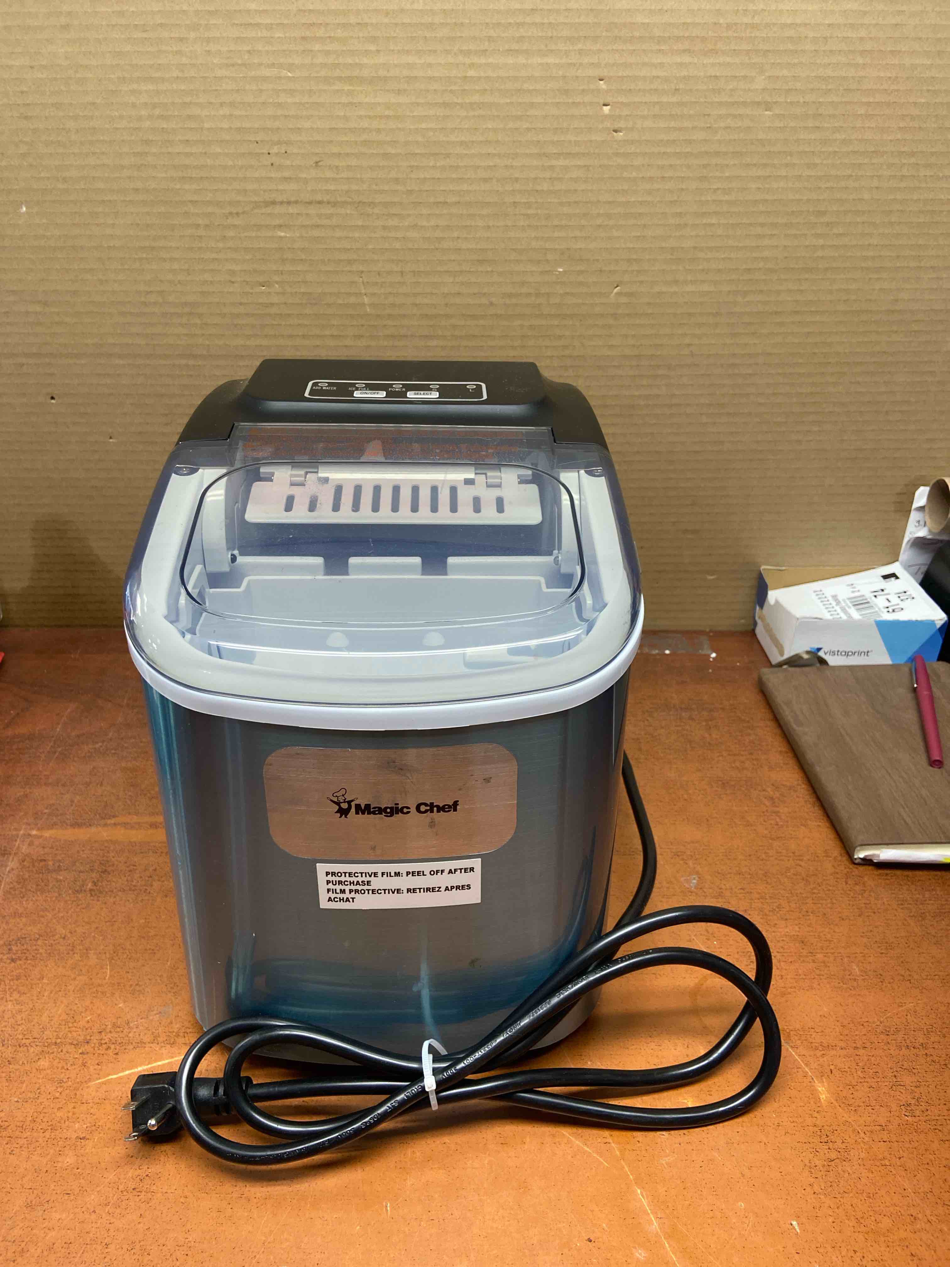 27 lbs. Bullet Ice Countertop Ice Maker in Stainless Steel