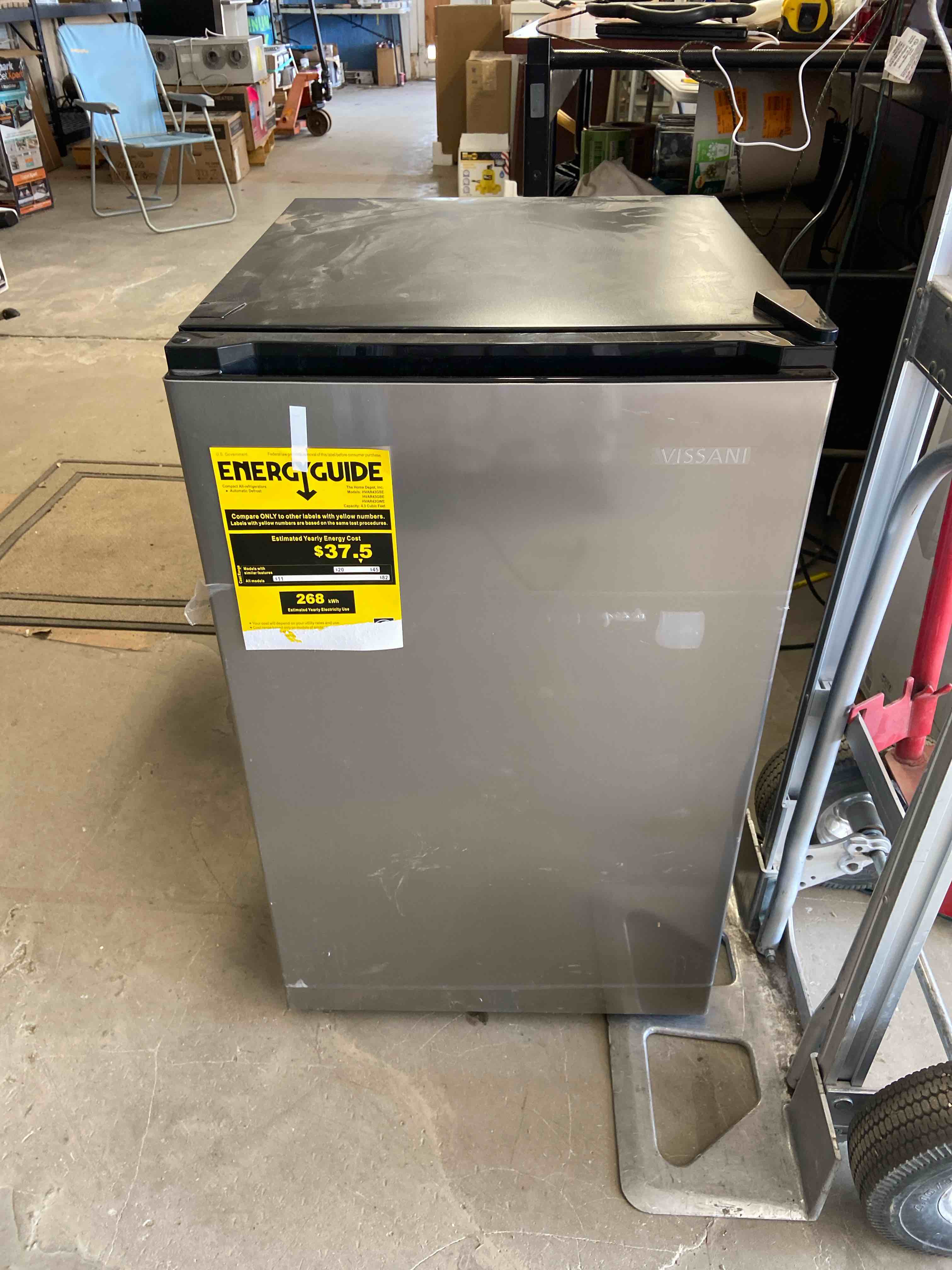 4.3 cu. ft. Mini Refrigerator in Stainless Steel, ENERGY STAR