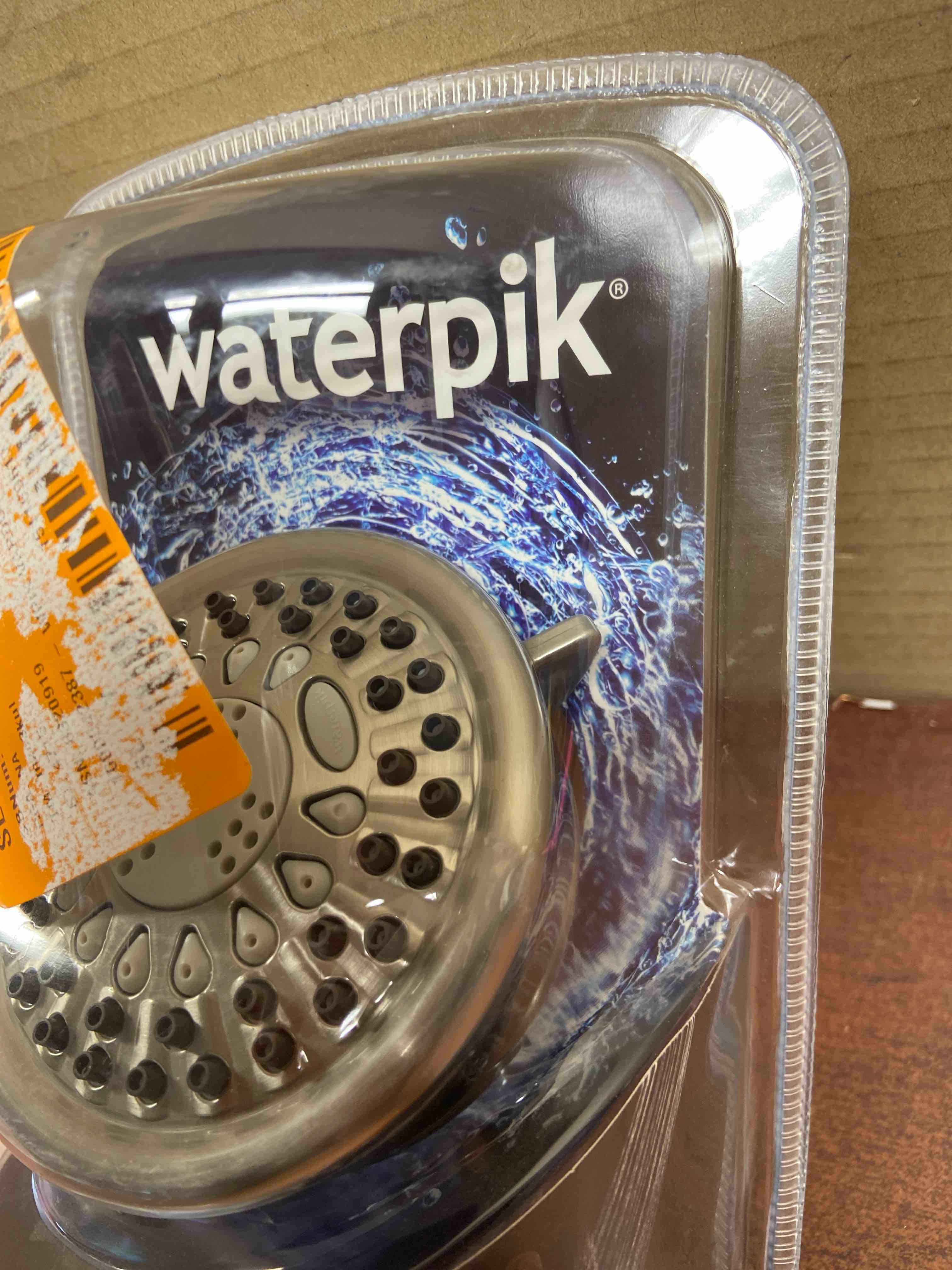 Condition photo showing New/Like New for 5-Spray 3.8 in. Single Wall Mount Low Flow Fixed Shower Head in Brushed Nickel