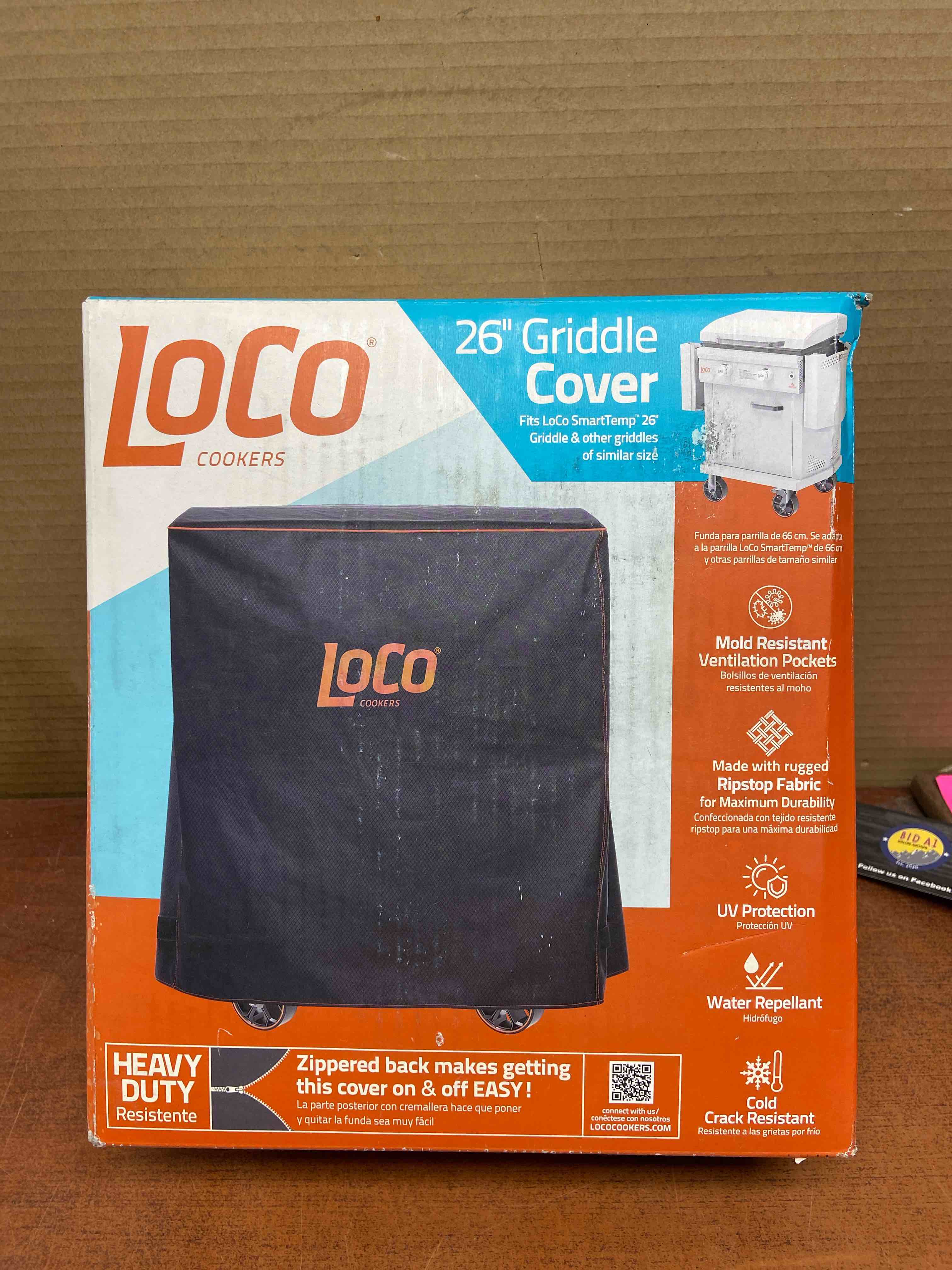 LoCo Cookers 8081675 Black Griddle Cover for 26 in. Griddle