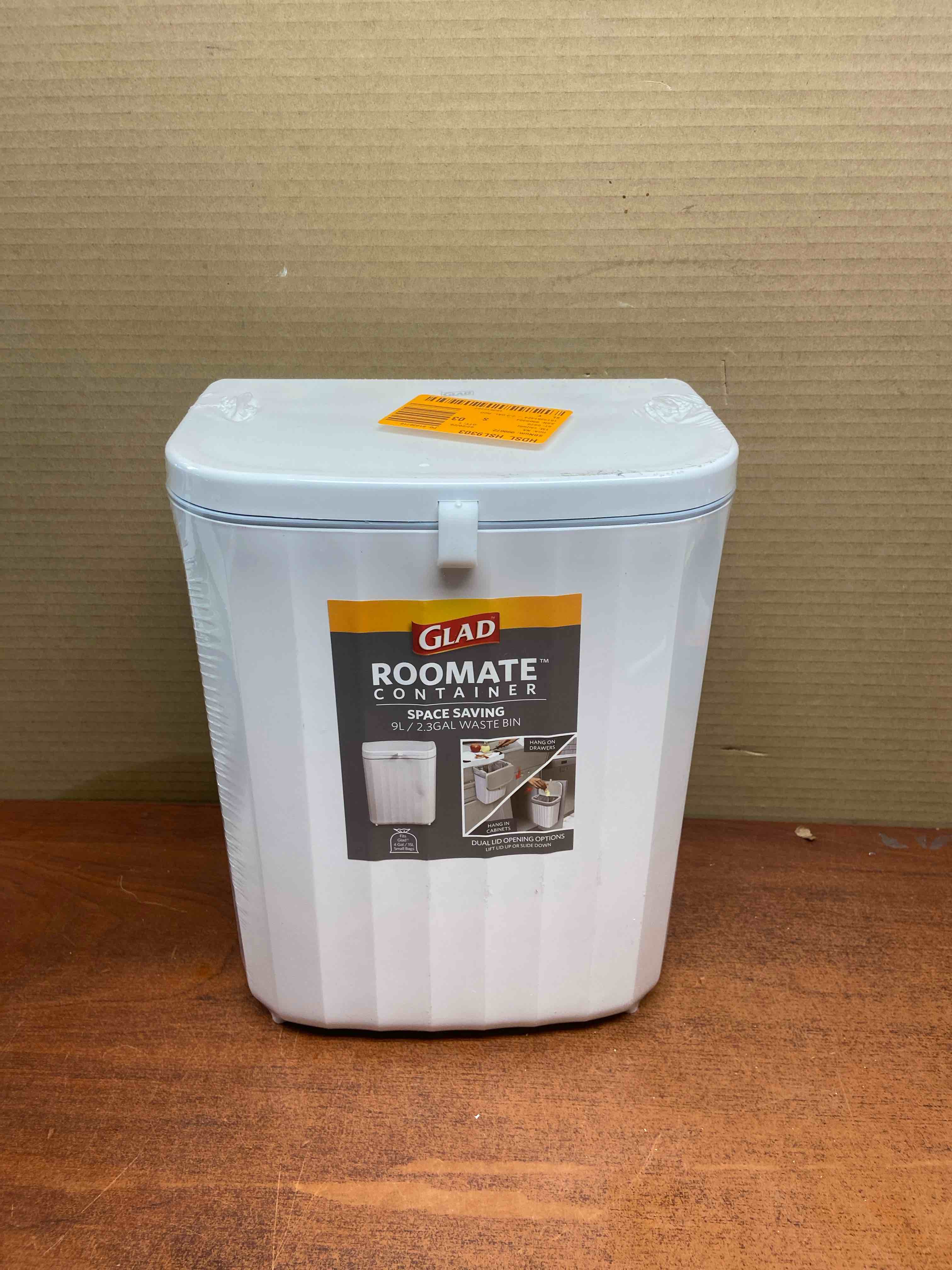 Condition photo showing New/Like New for 2.3 gal. Roommate Under Counter Waste Bin