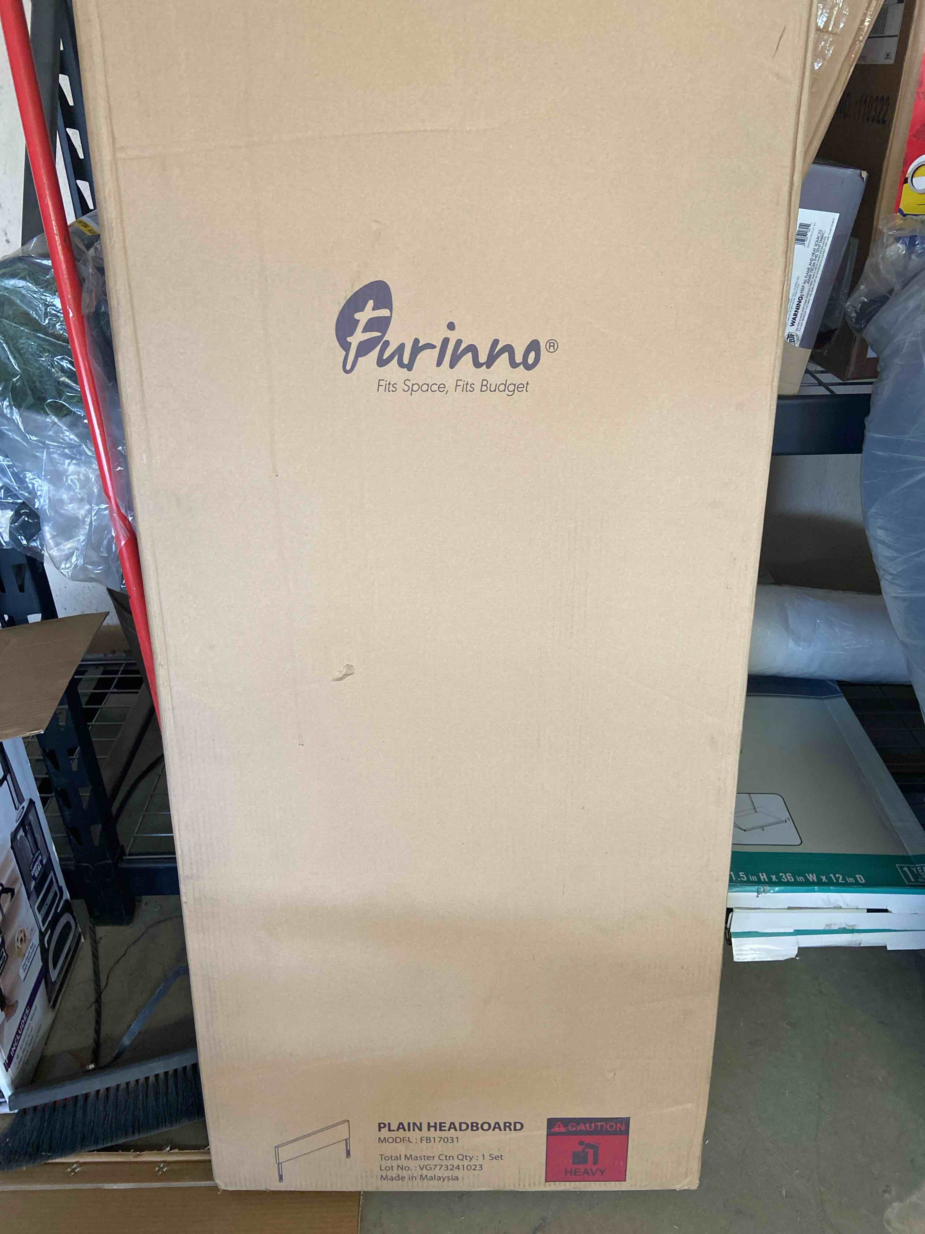 Condition photo showing New/Like New for furinno roanne plain headboard  fog  king