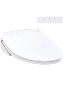 ks6 washlet electric heated bidet seat for elongated toilet in cotton white