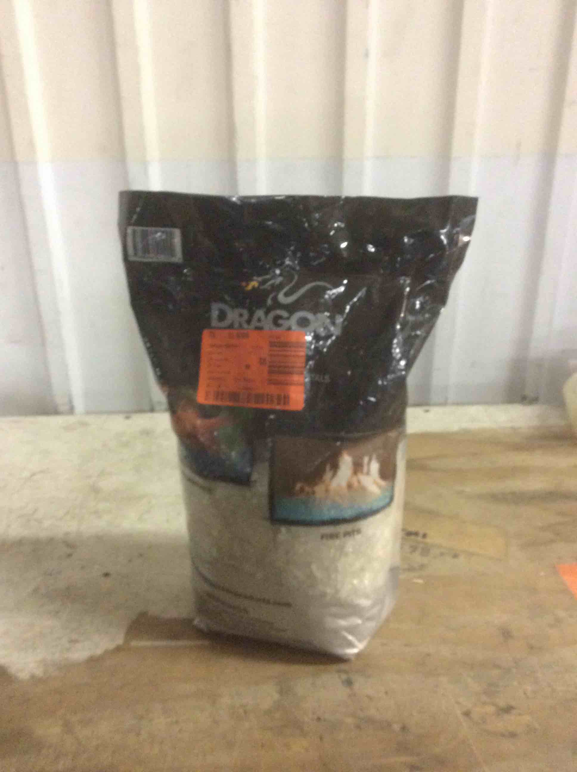 Dragon Glass 1/4" Reflective Fire Glass, 10 Lb, Crystal