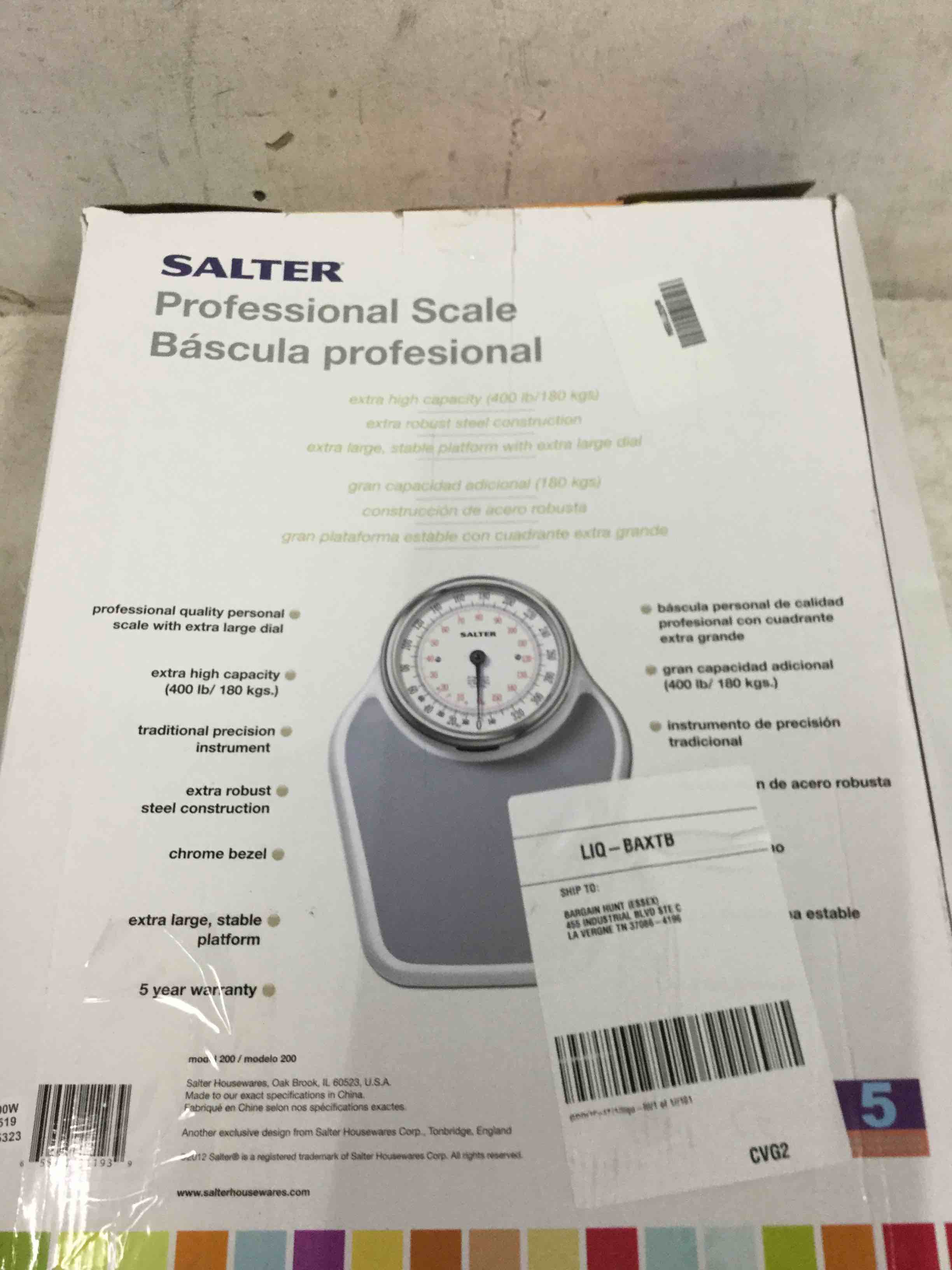 Salter 200 Professional Mechanical Bath Scale