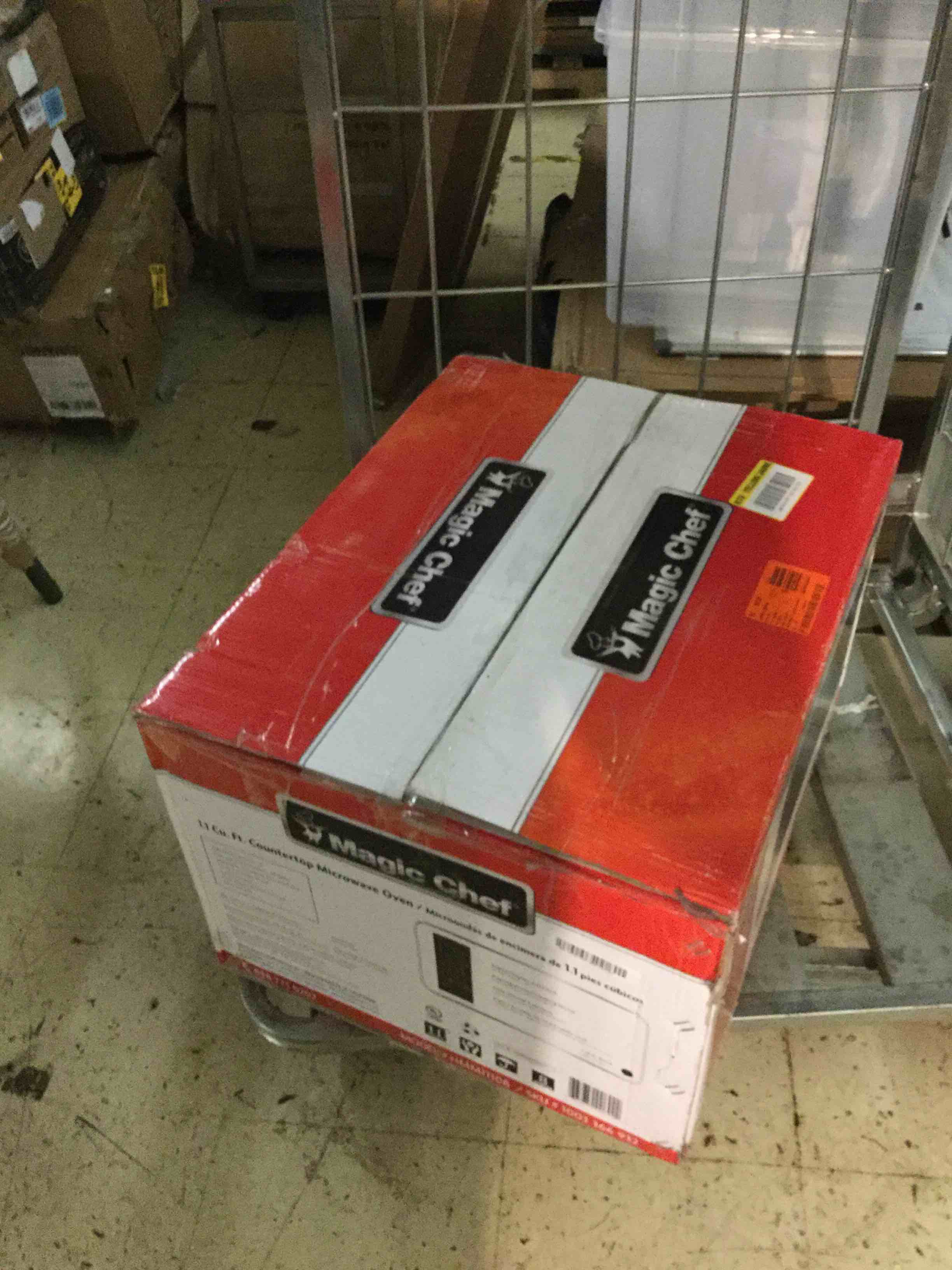 Countertop Microwave 1.1 Cu Ft Black Gray Cavity 1000 Watts Auto Cook Electronic