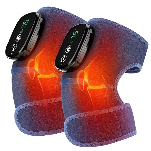 Knee Massager with Heat and Vibration, Heating Pads for Knee Shoulder Elbow Deep Issue