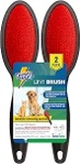Lint Brush, Lint Remover, Pet Hair Remover, Clothes Brush, Magic Lint Remover Brush, Sheet and Carpet Cleaning Brush, 2-Sided and Reusable, No Need Lint Roller Refill.