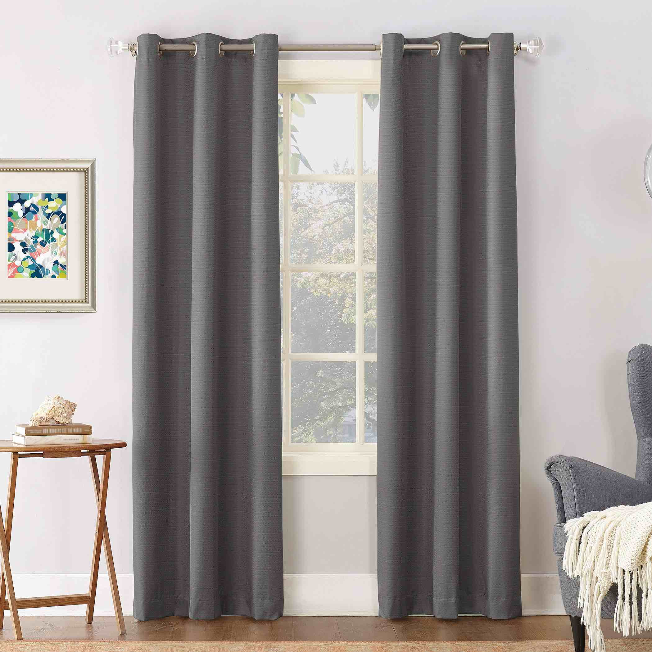 Sun Zero Cooper Thermal Insulated Energy Efficient Grommet Curtain Panel, 40" x 63" - 2 Panels