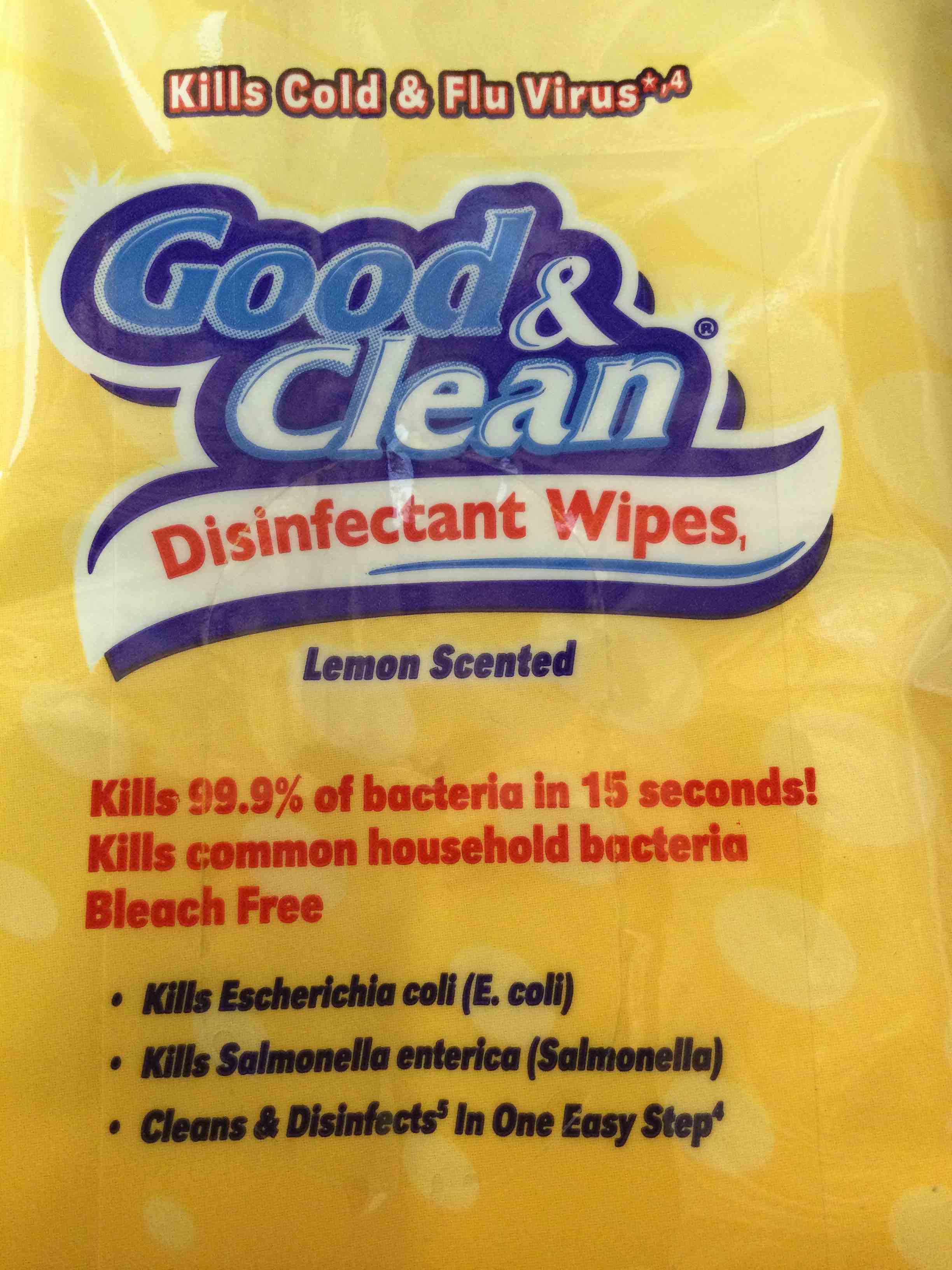 Good & Clean Wipes (432 Total Wipes; 36 per pk., 12 pk.)