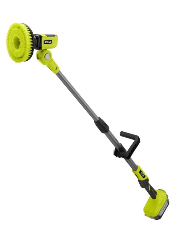 RYOBI 18-Volt ONE+ Cordless Telescoping Power Scrubber P4500 (Tool Only)