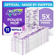 Swiffer PowerMop Multi-Surface Mopping Pad Refills for Floor Cleaning, 11 Count