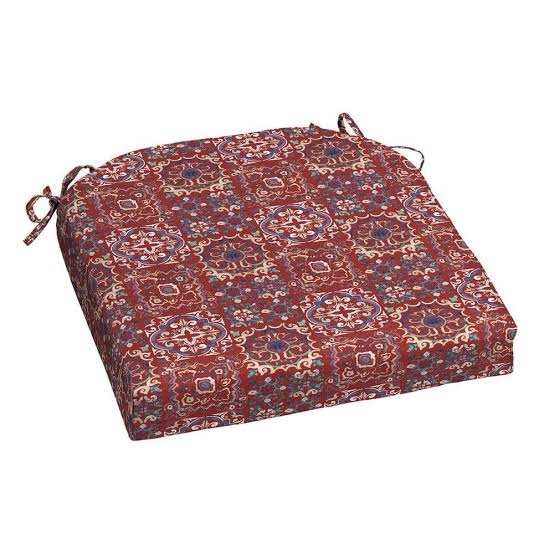 Hampton Bay 20in x 20in Universal Seat Cushion- Lisbon Tile